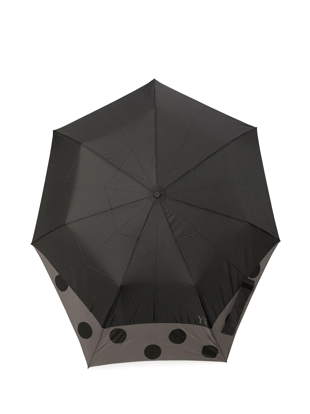 polka dot panelled umbrella - 2