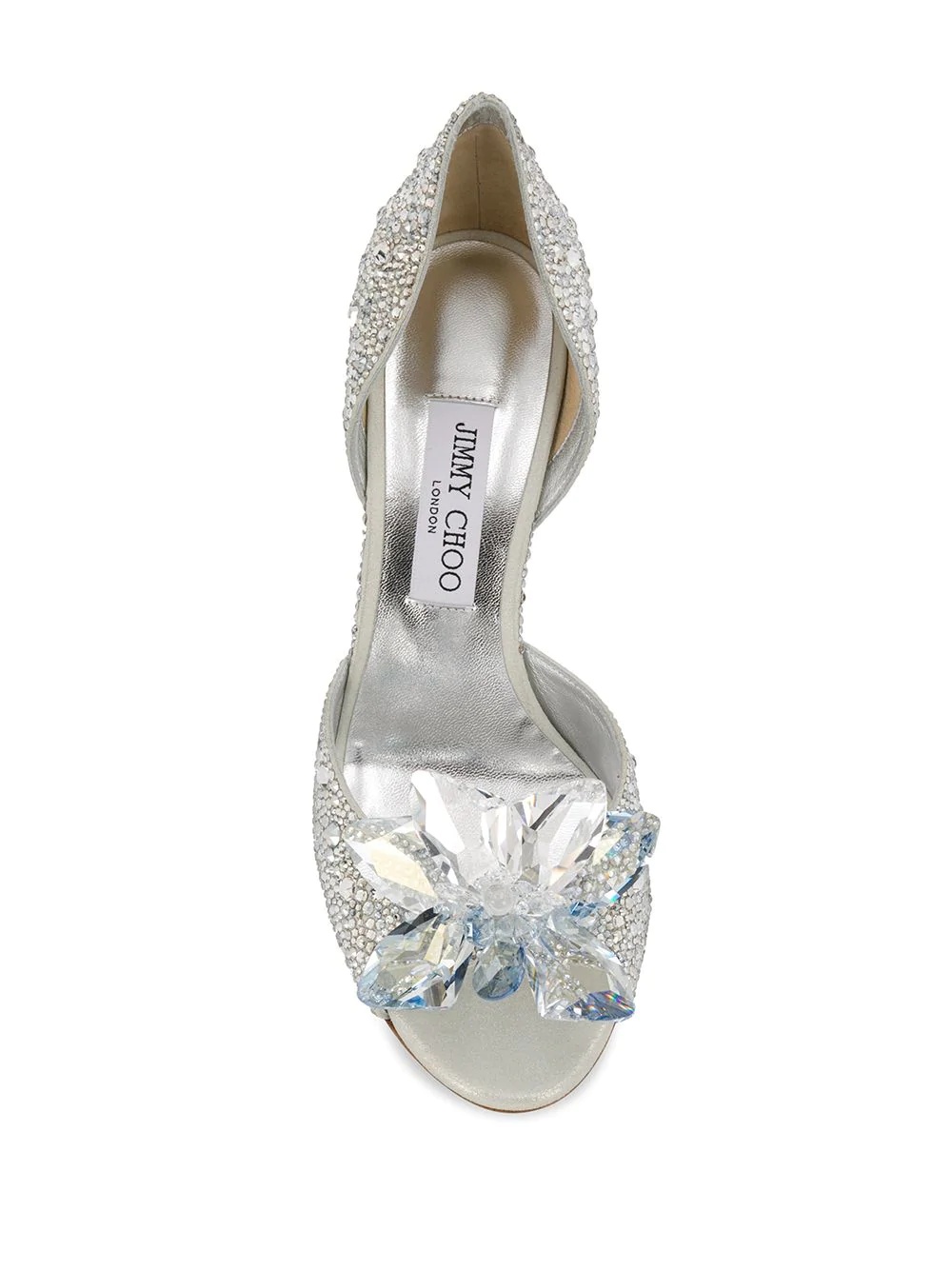 Anilla 100mm crystal-embellished pumps - 4