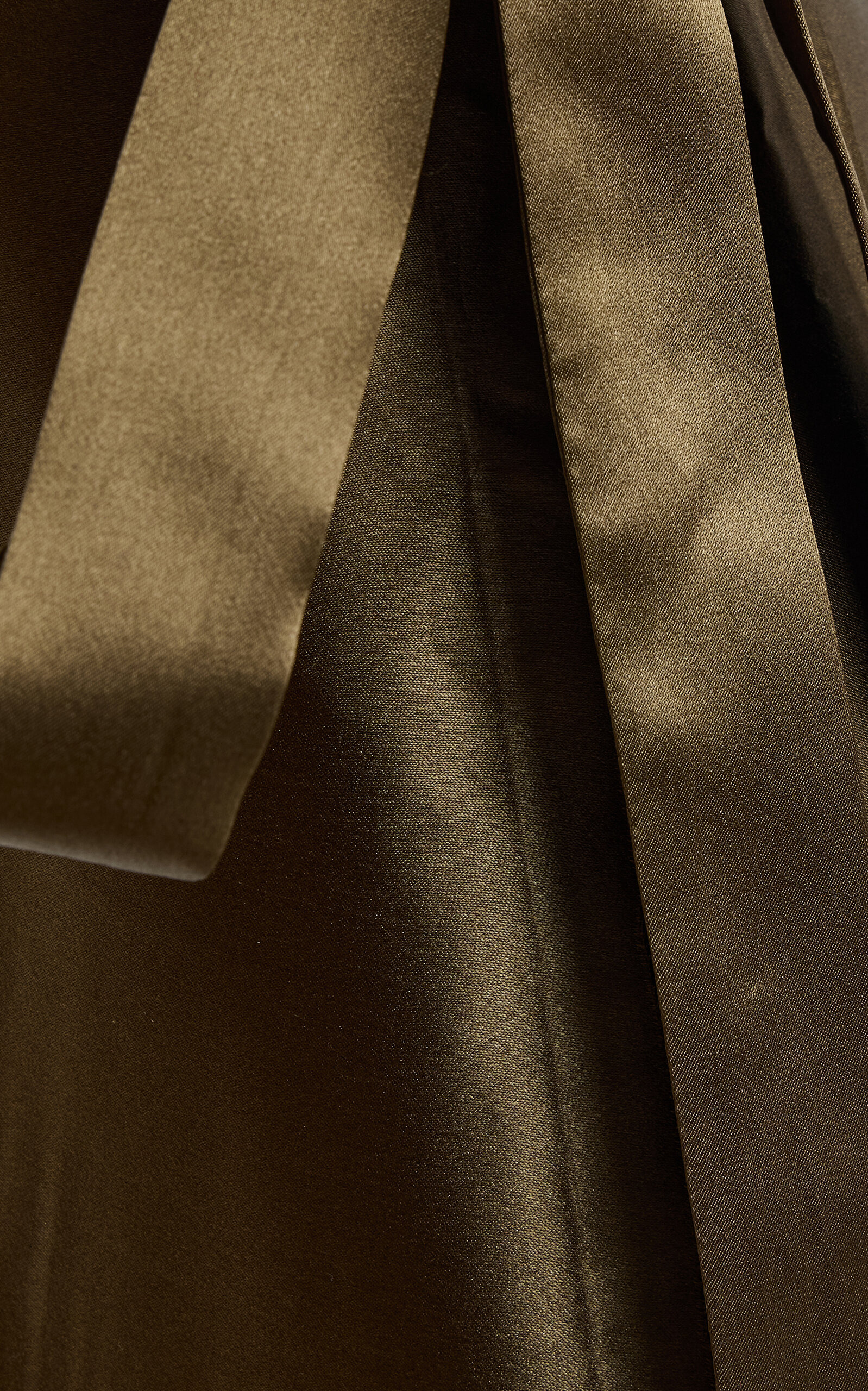 Aaron Silk Skirt khaki - 5