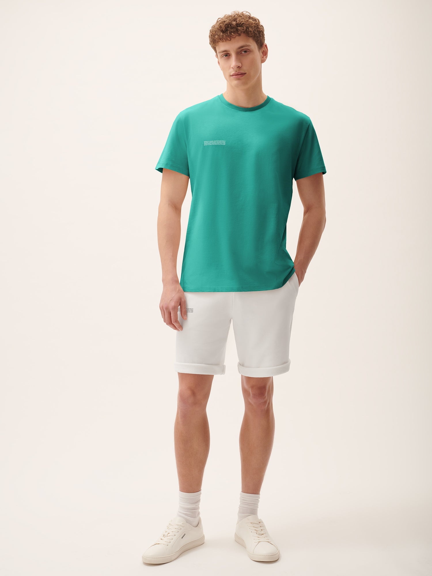 Mens 365 Midweight T-shirt - Malachite Green - 5