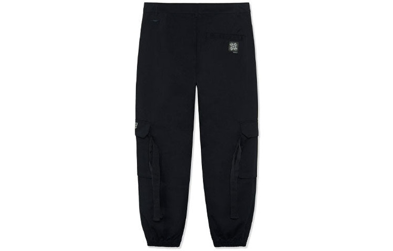 Li-Ning Li-Ning BadFive Changan Boy Loose Fit Cargo Pants 'Black' AKXR619-1 outlook