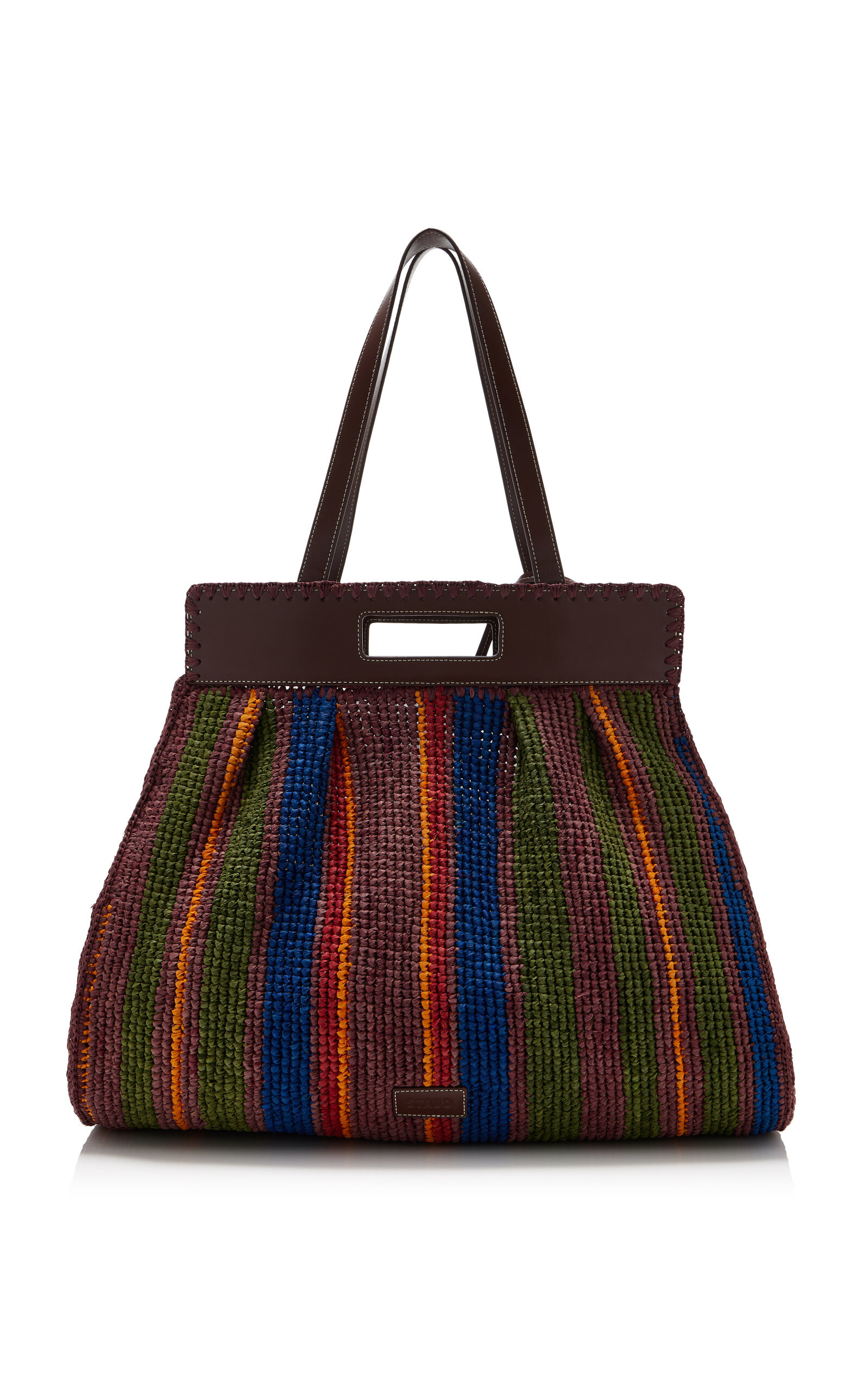 Rue Raffia Tote Bag stripe - 4