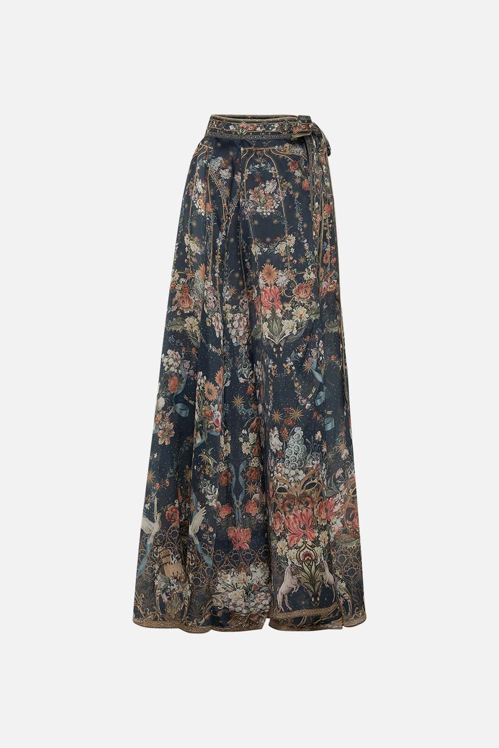 ORGANZA MAXI WRAP SKIRT - 1