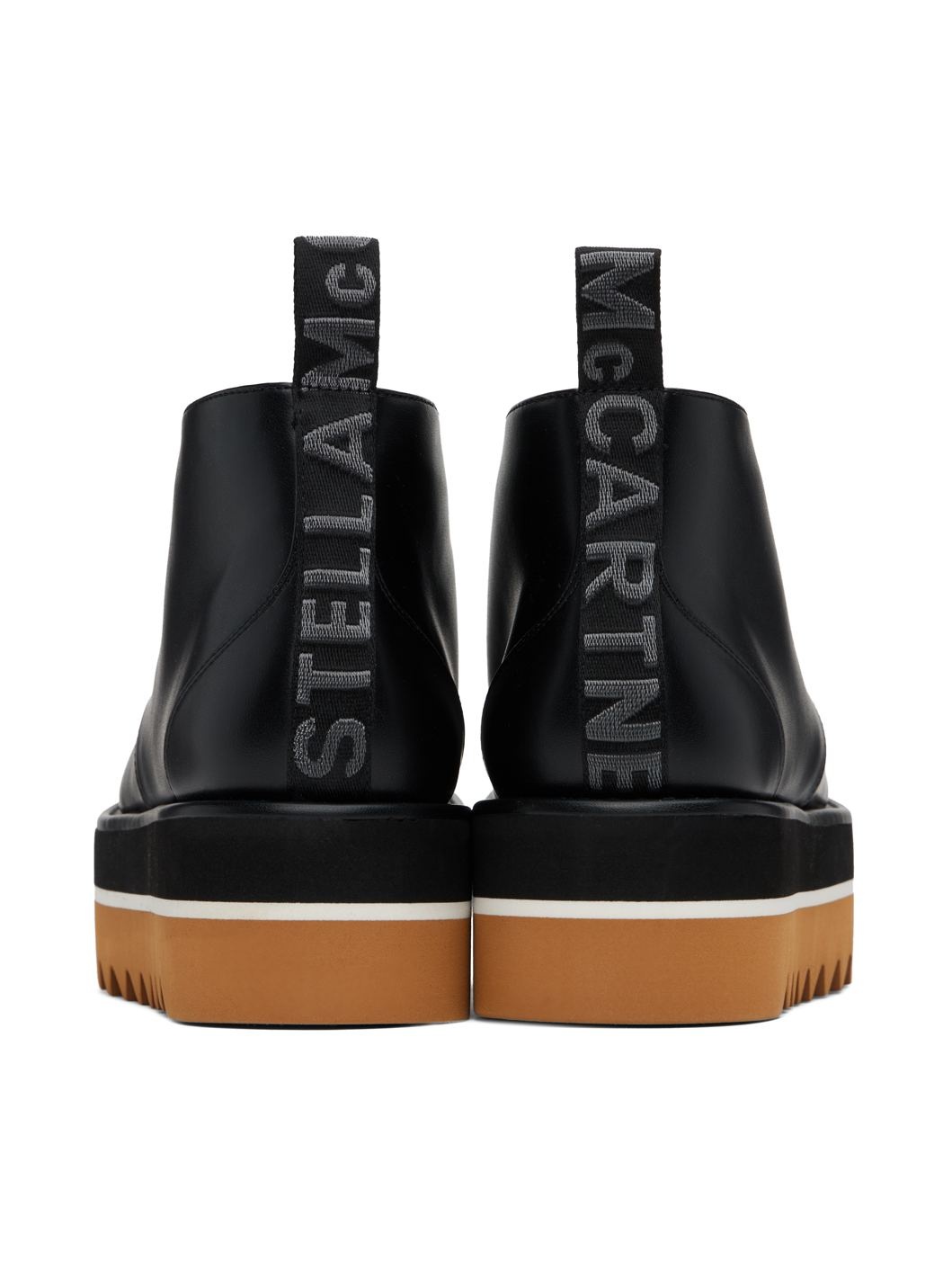 Black Sneak-Elyse Platform Loafers - 2