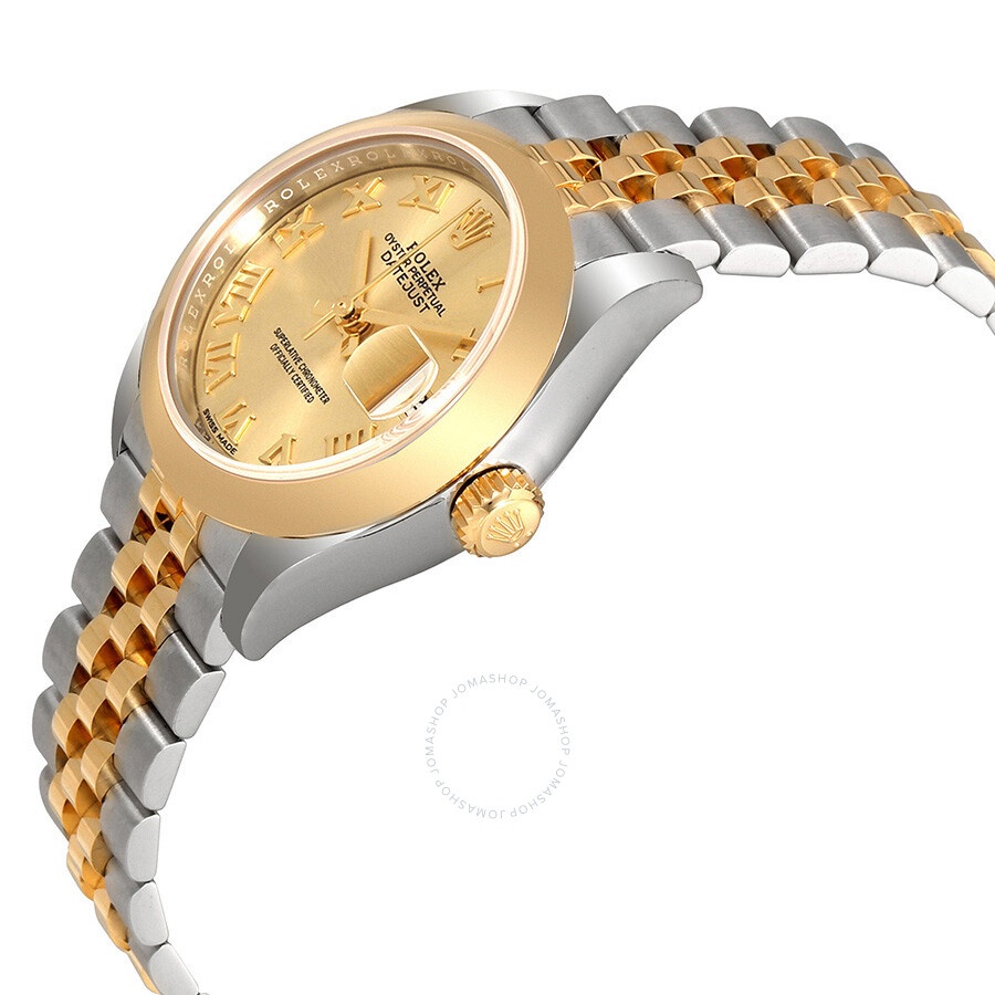 Rolex Lady Datejust 28 Champagne Dial Automatic Two Tone Jubilee Watch 279163CRJ - 2