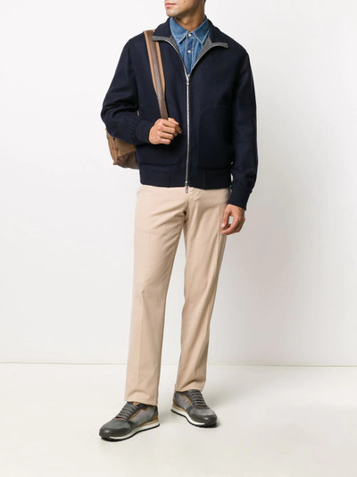 Brunello Cucinelli long sleeve zip jacket outlook