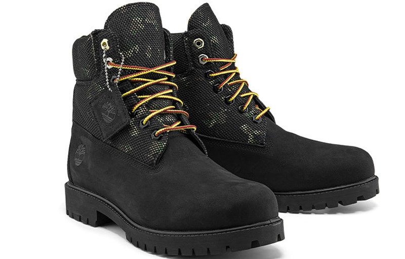 Timberland Heritage 6 Inch Boot 'Black Nubuck with Camo' A2KK9W 4