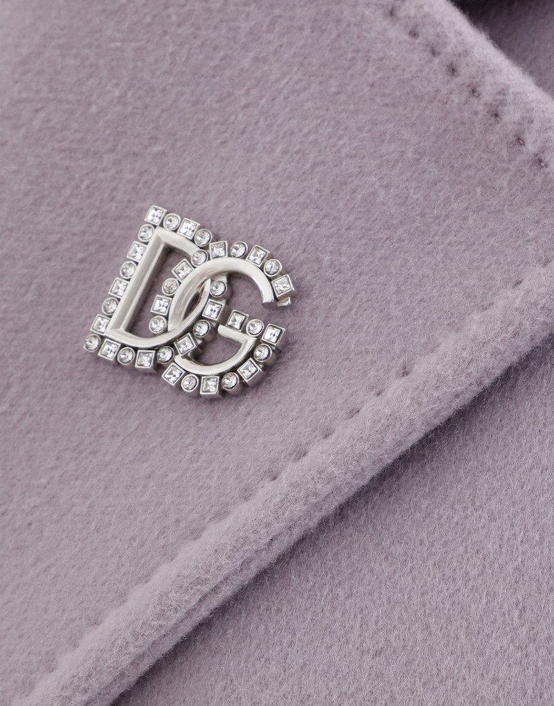 Dolce & Gabbana Rhinestone-detailed DG logo pin brooch outlook