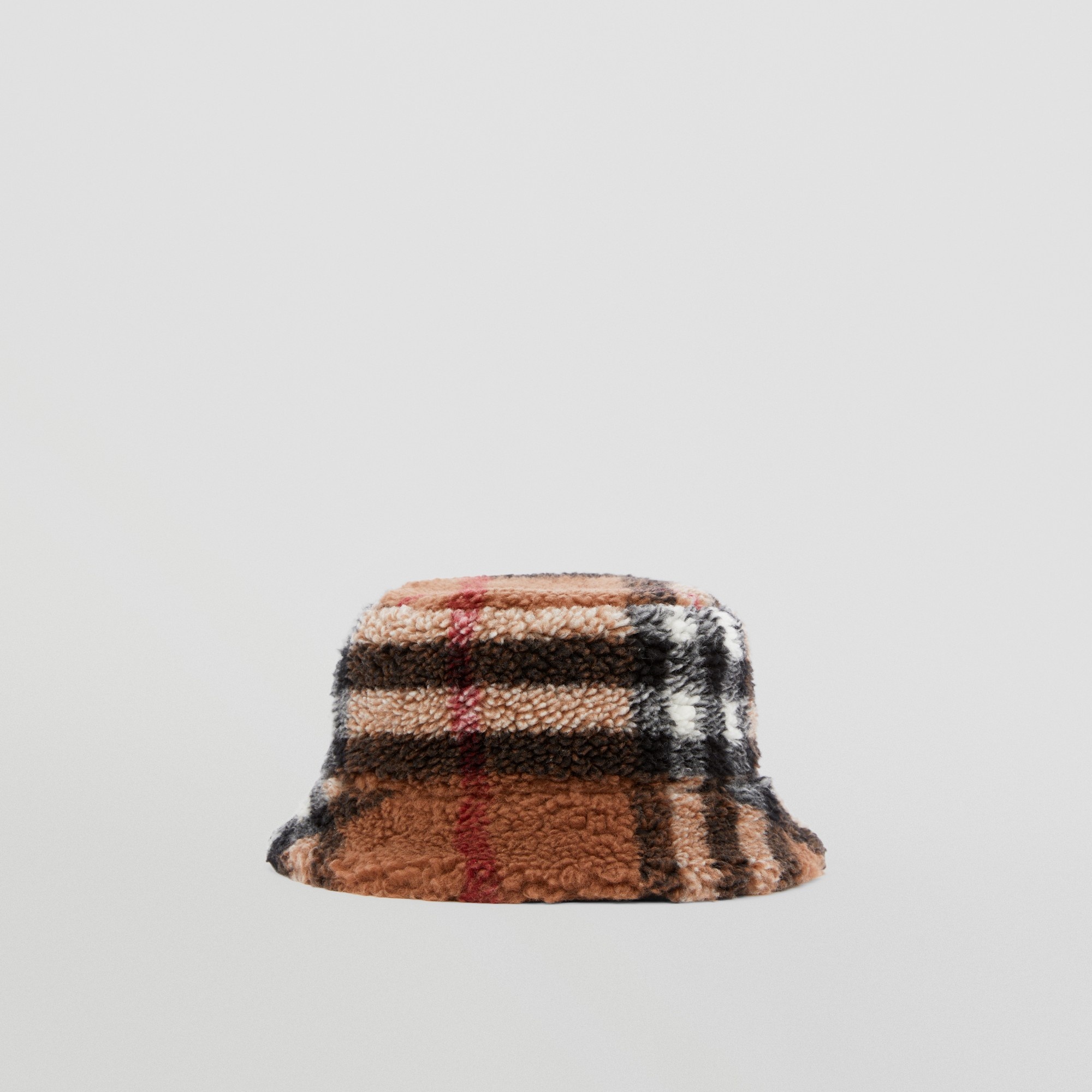 Reversible Check Fleece Bucket Hat - 6