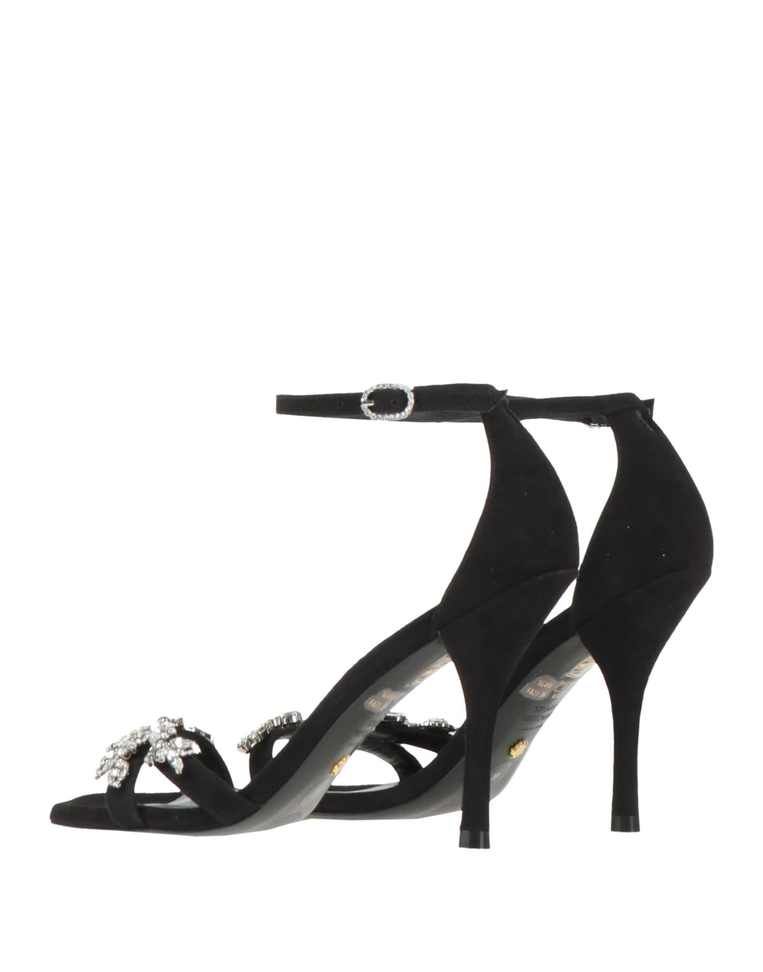 Black Women's Sandals - 3