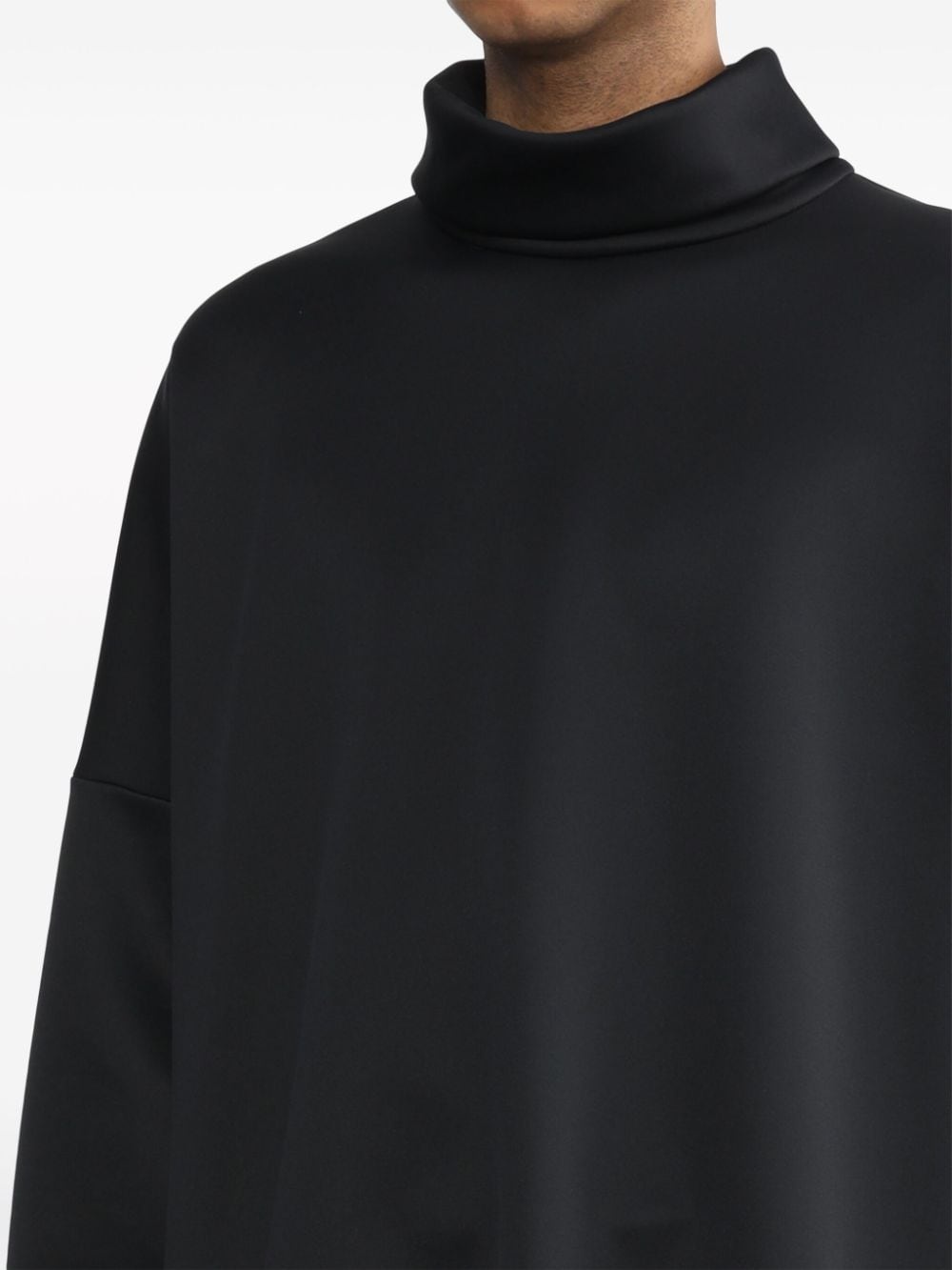 logo-appliquÃ© polo-collar sweatshirt - 5