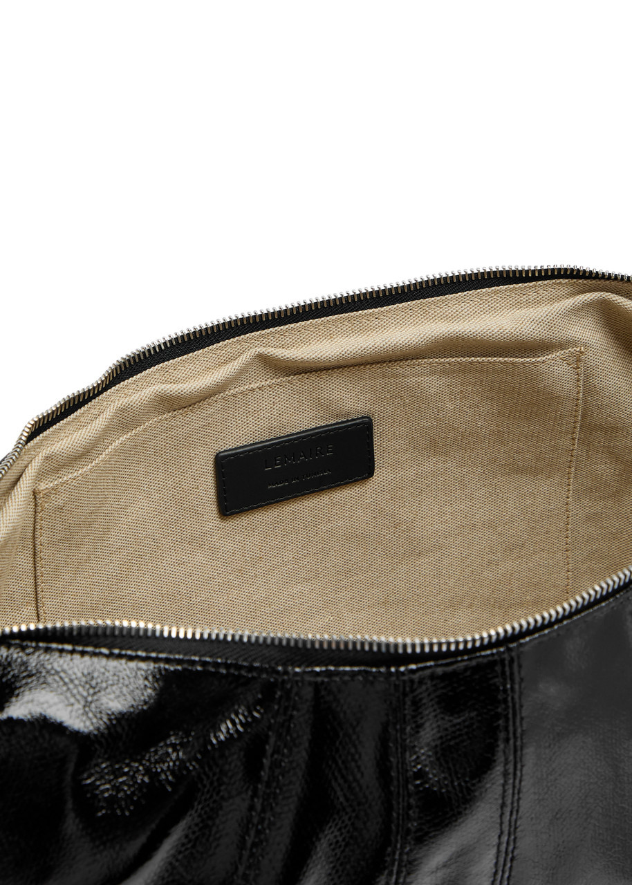 Lemaire Large Croissant Faux Patent Leather Shoulder bag - 4