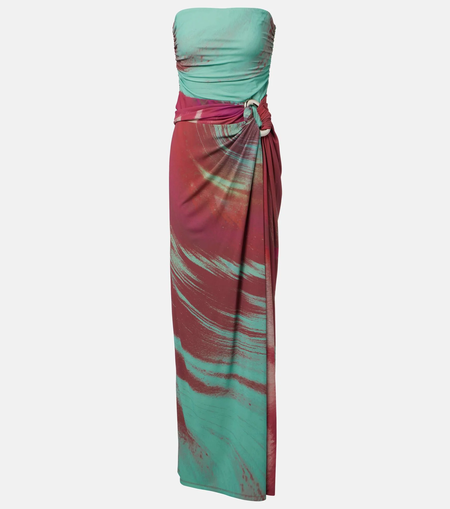 Emma printed jersey maxi dress - 1