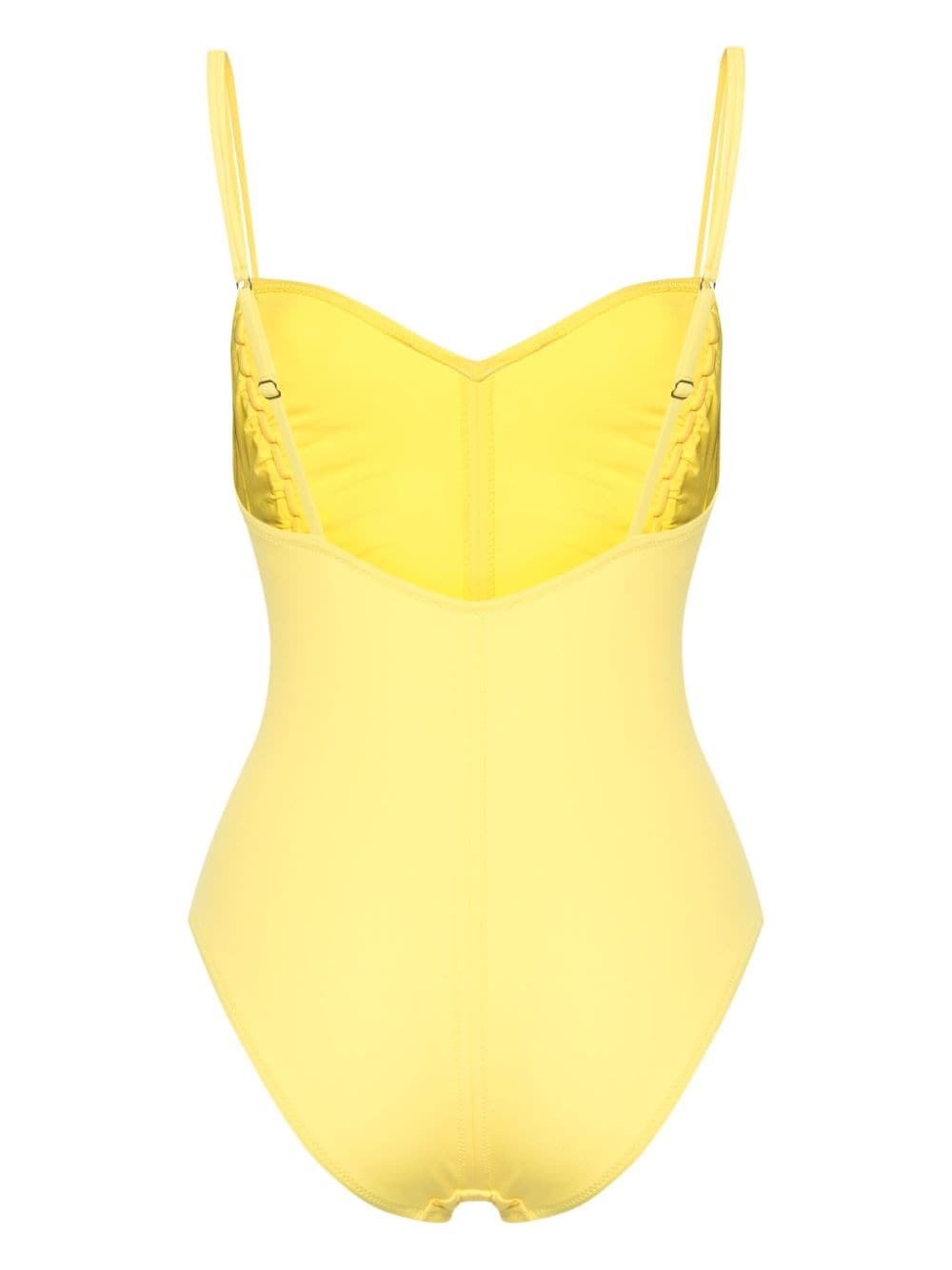 sweetheart-neck ruched swimsuit - 2