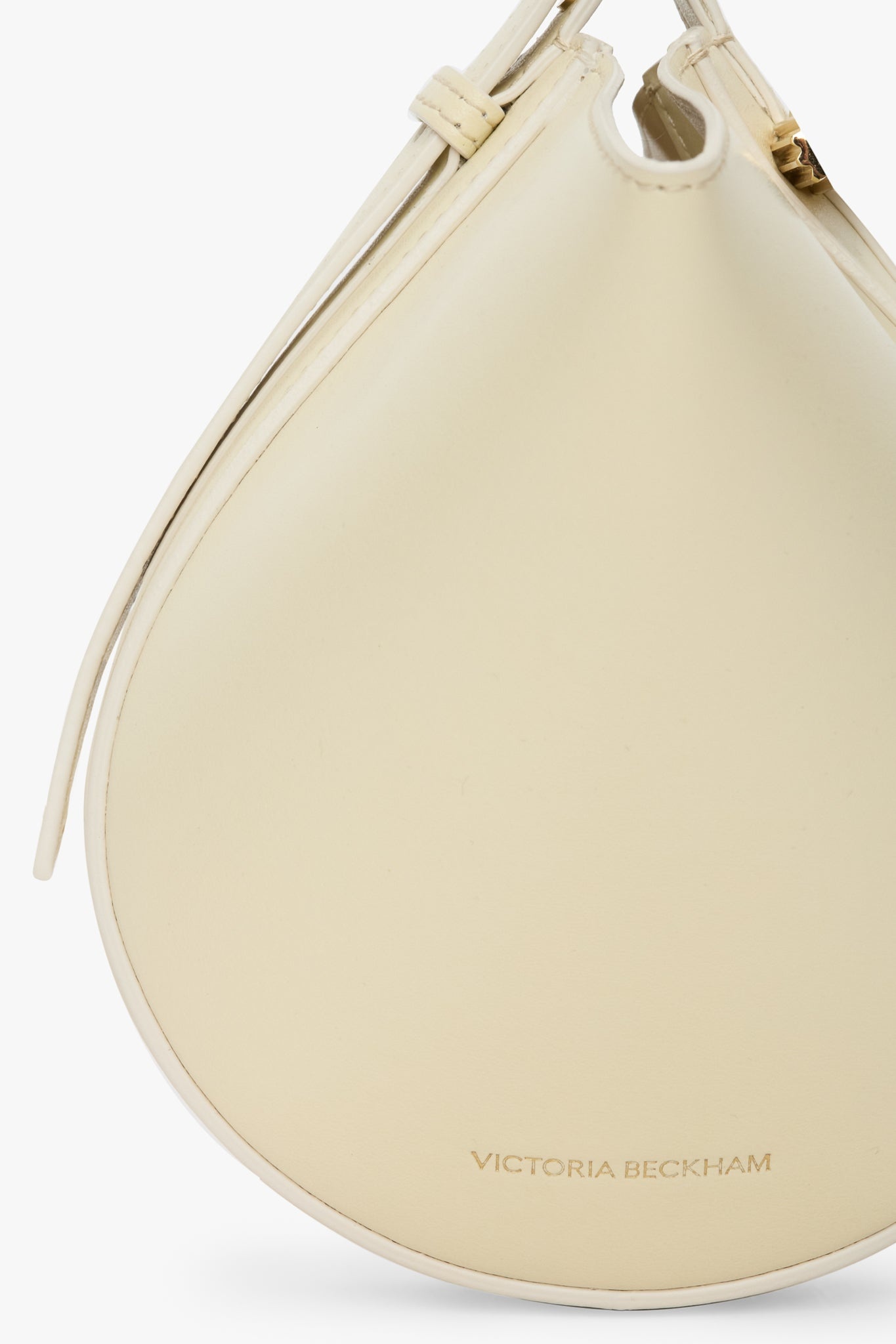 Mini Dia Pouch In Ivory Smooth Leather - 5