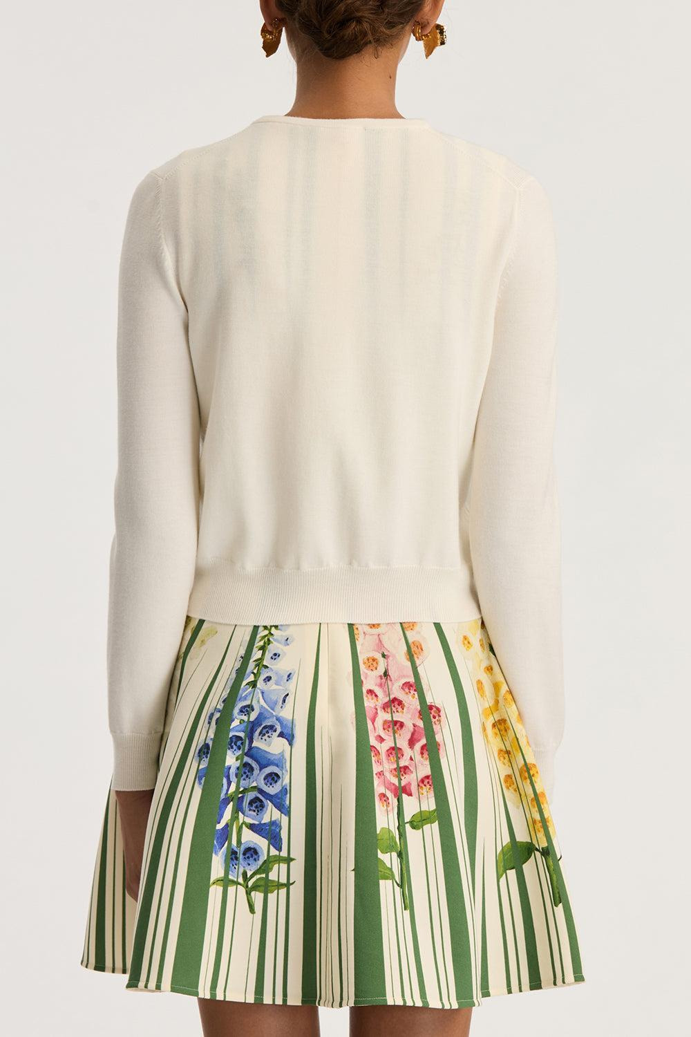 Foxgloves Embroidered Cardigan - 6