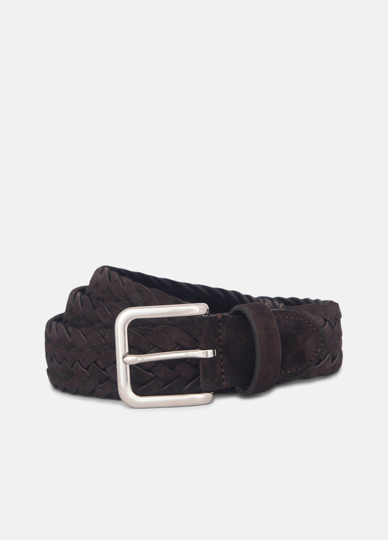 Men's 35mm Woven Suede Belt 1