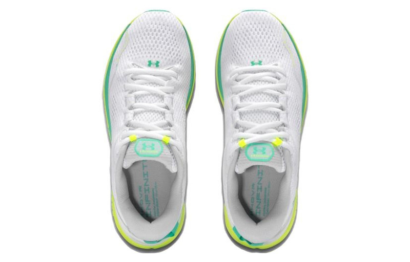Under Armour (WMNS) Under Armour HOVR Infinite 5 'White Green' 3026550-101 outlook
