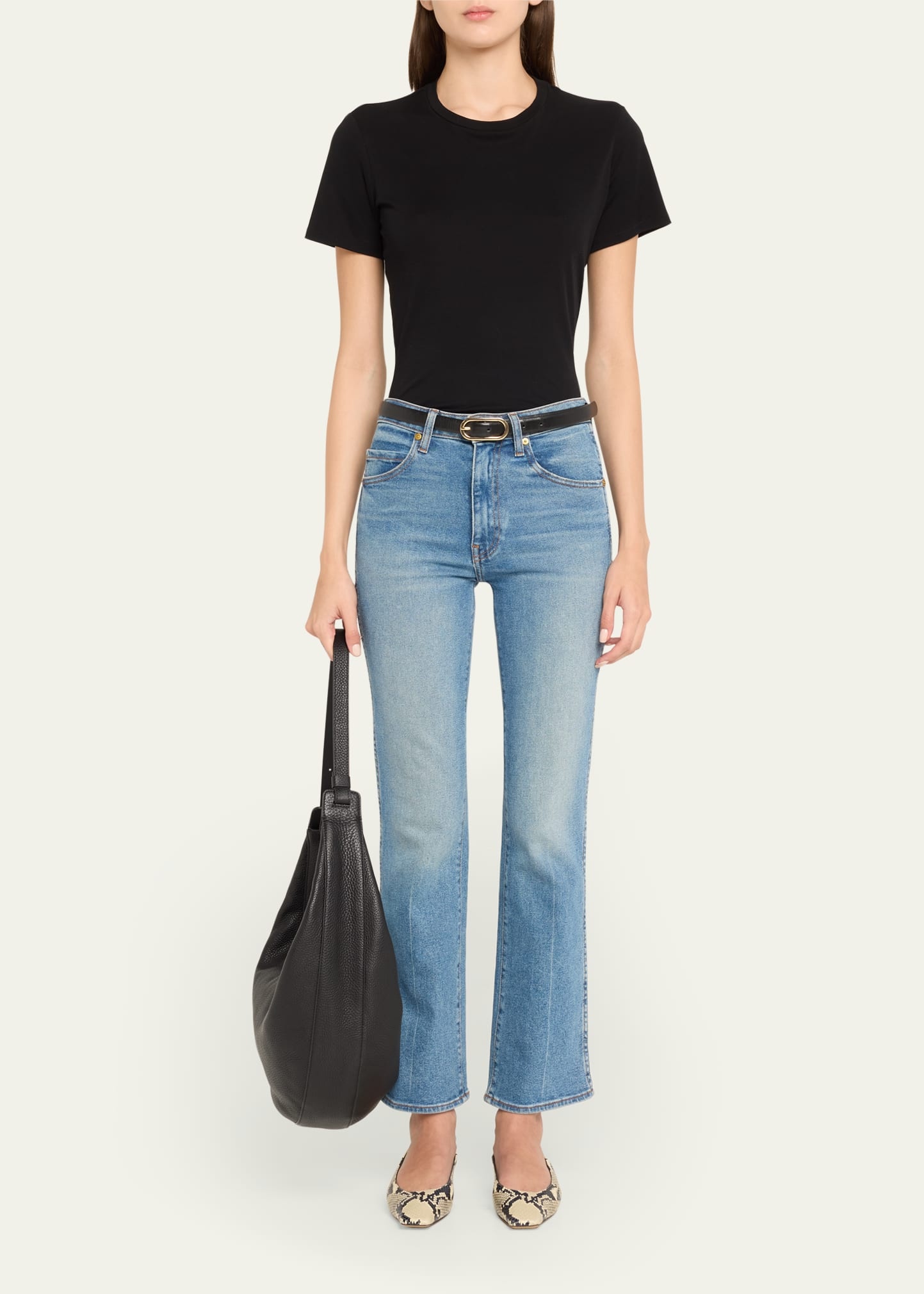 Augustina Calfskin Hobo Bag - 5