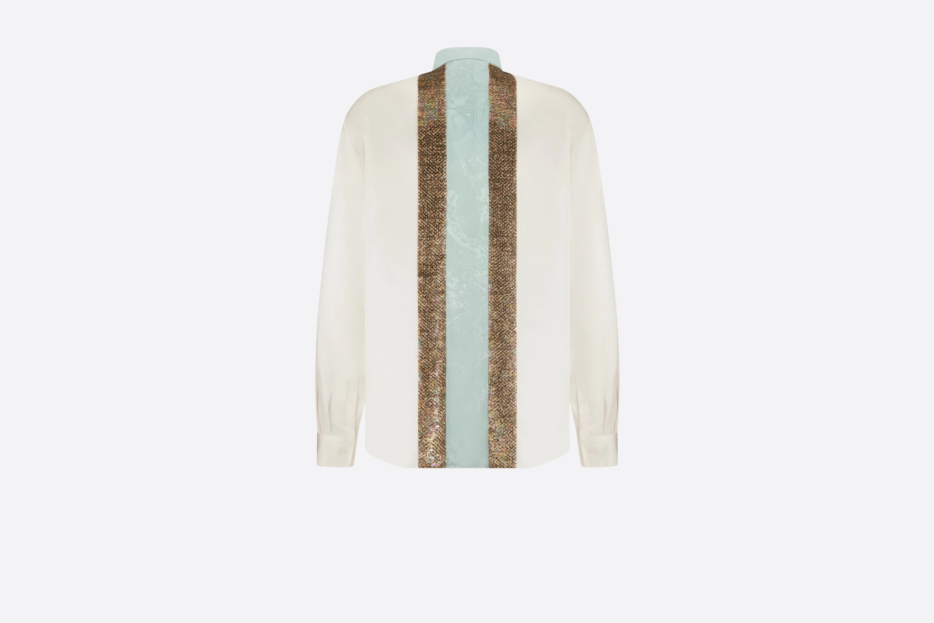 Shirt with Sequined Plastron - 2