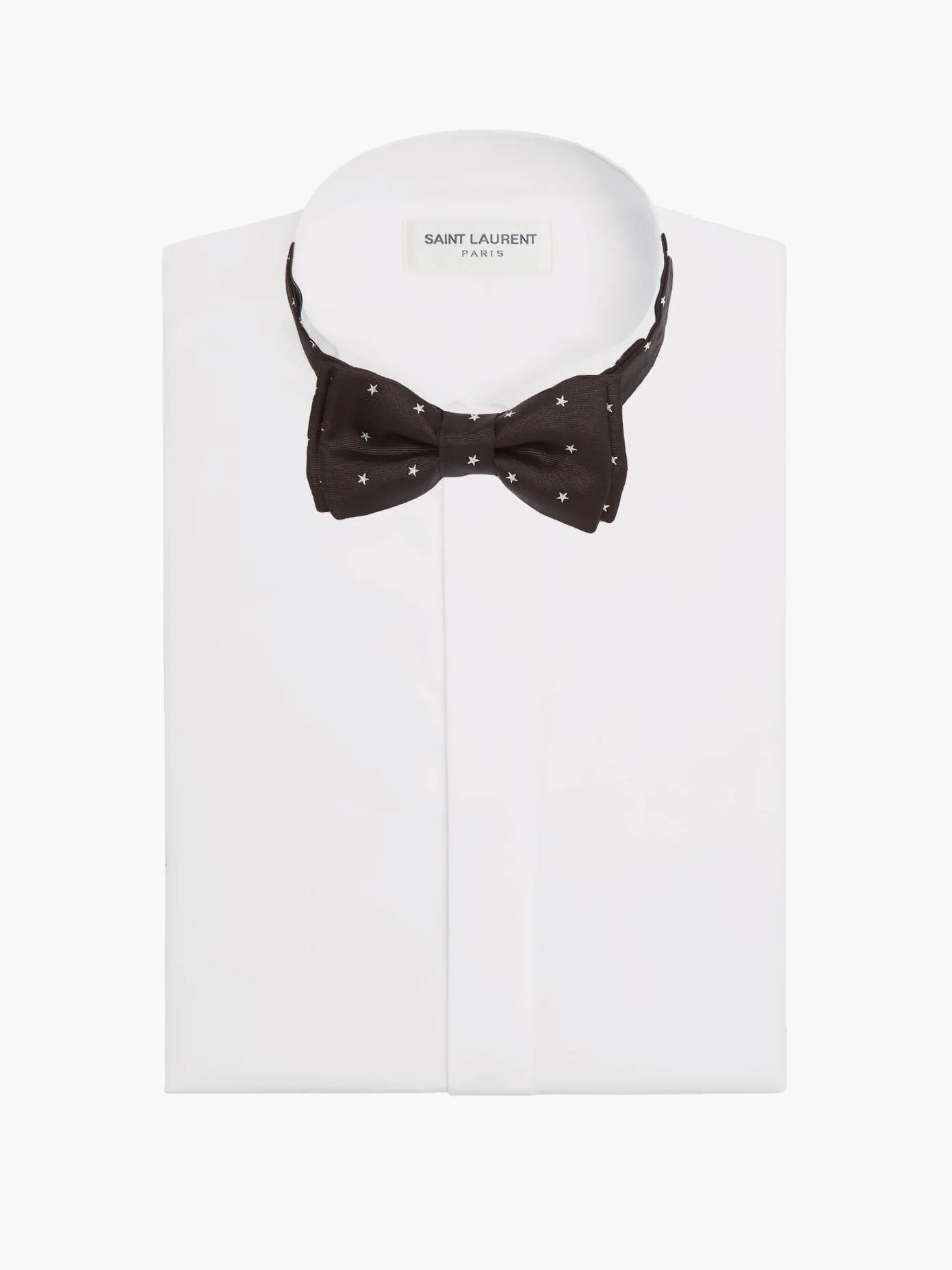 Star-print silk-faille bow tie - 2