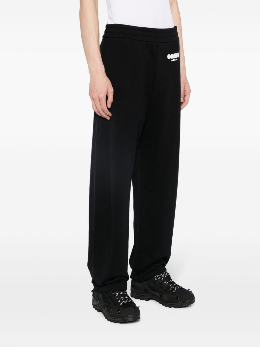 logo-patch track pants - 3