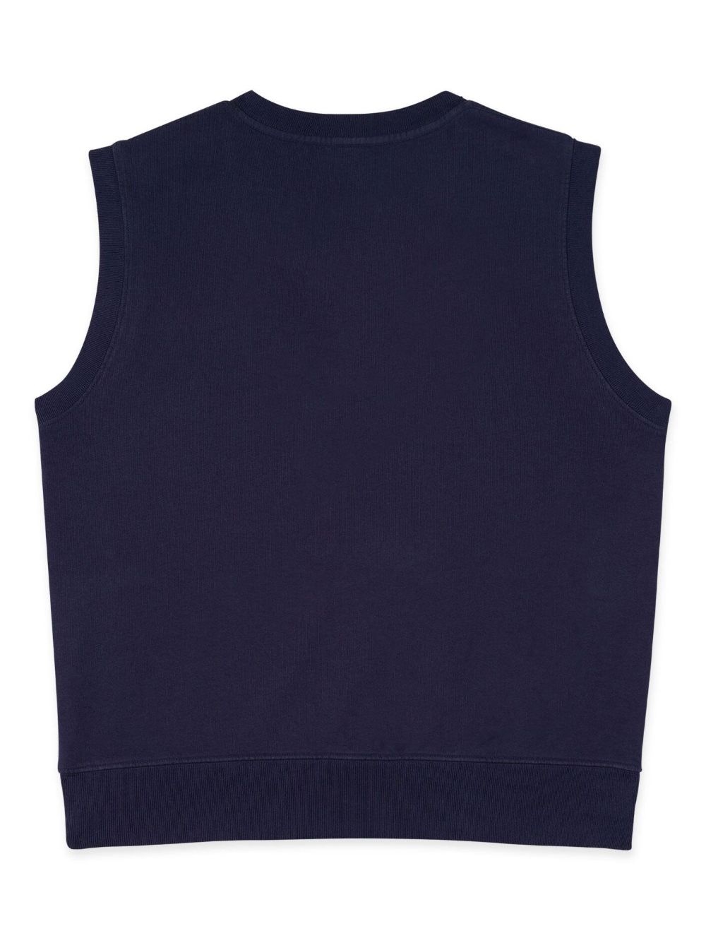 logo-print sleeveless sweatshirt - 2
