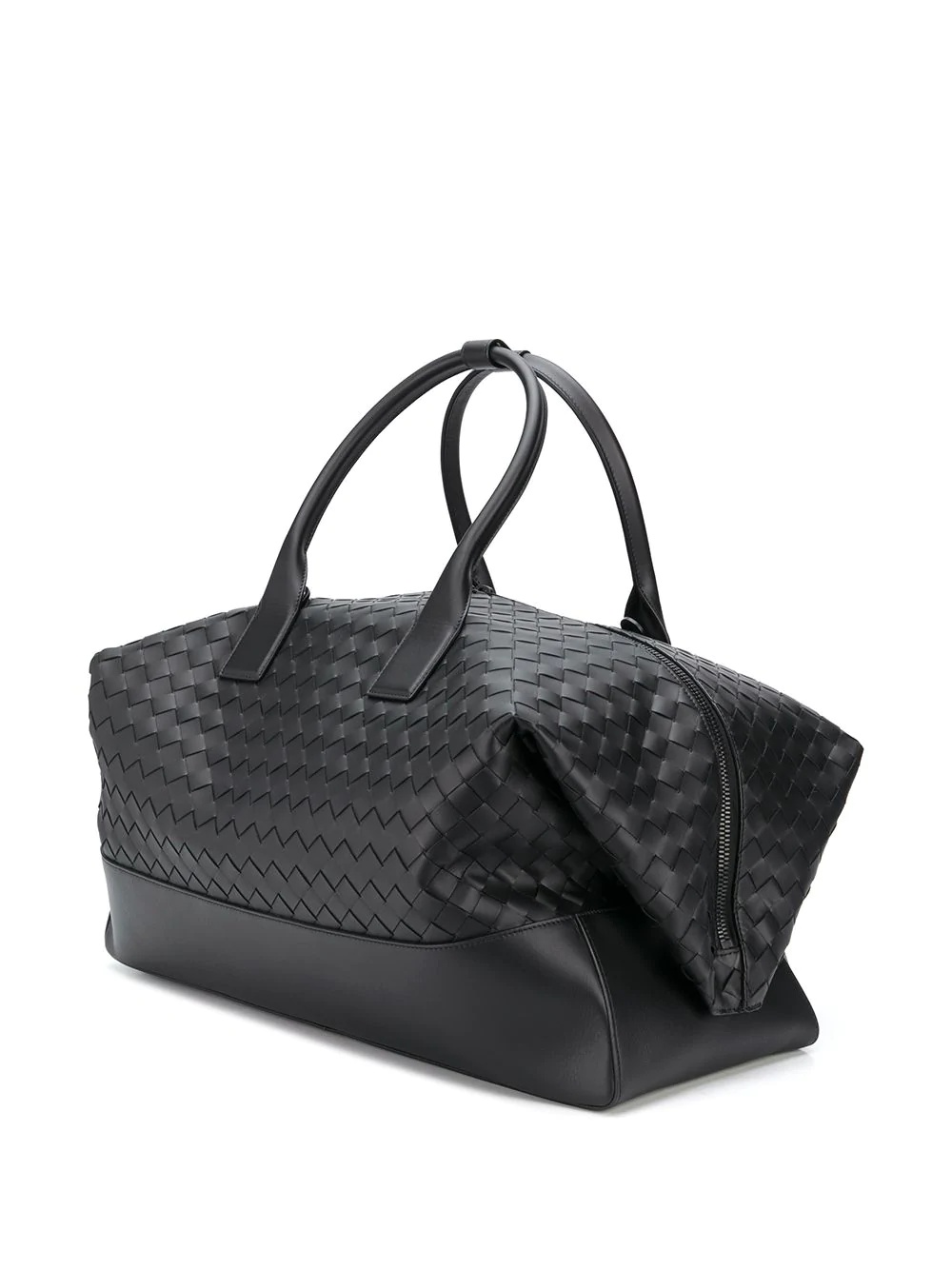 maxi Intrecciato leather holdall - 3