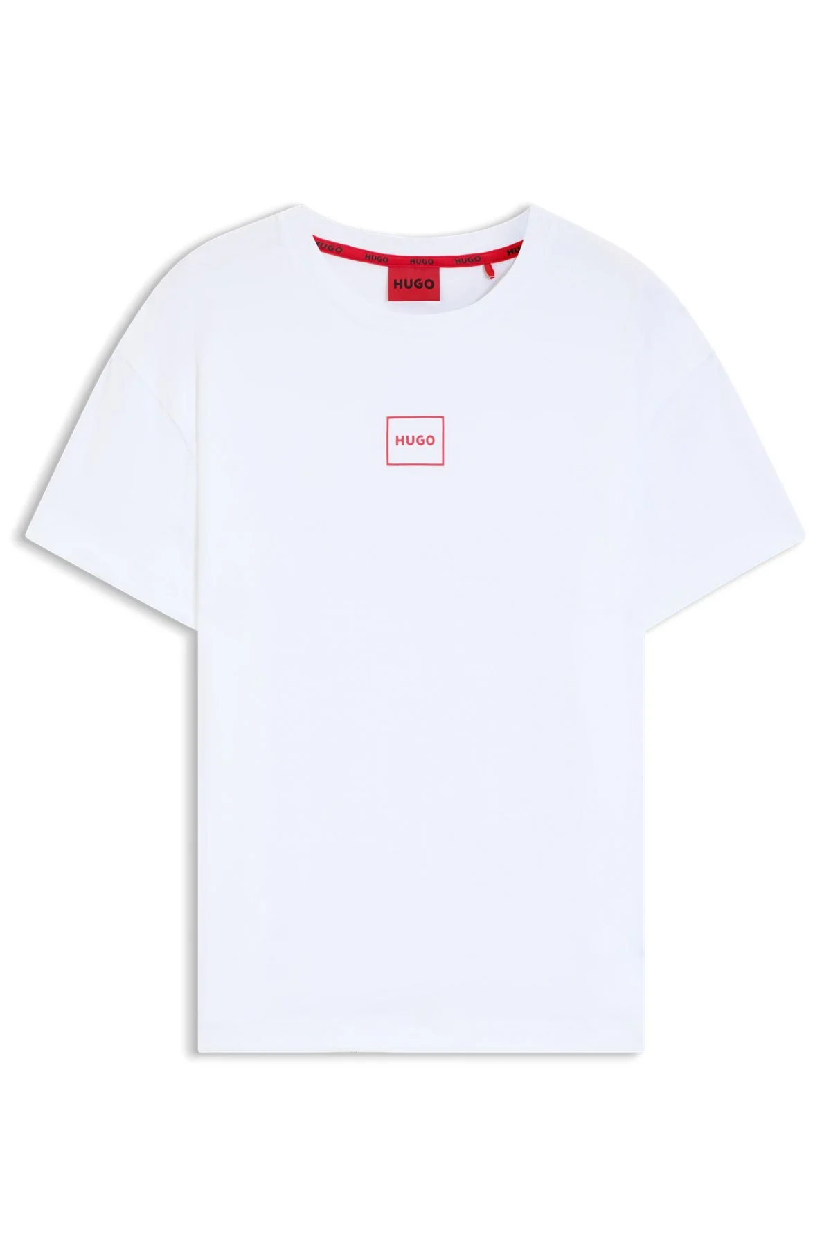 STRETCH-COTTON T-SHIRT WITH LOGO PRINT - 1
