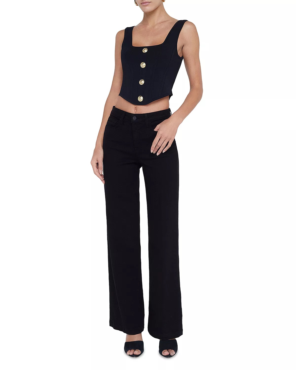 Saga Square Neck Knut Corset Top - 2