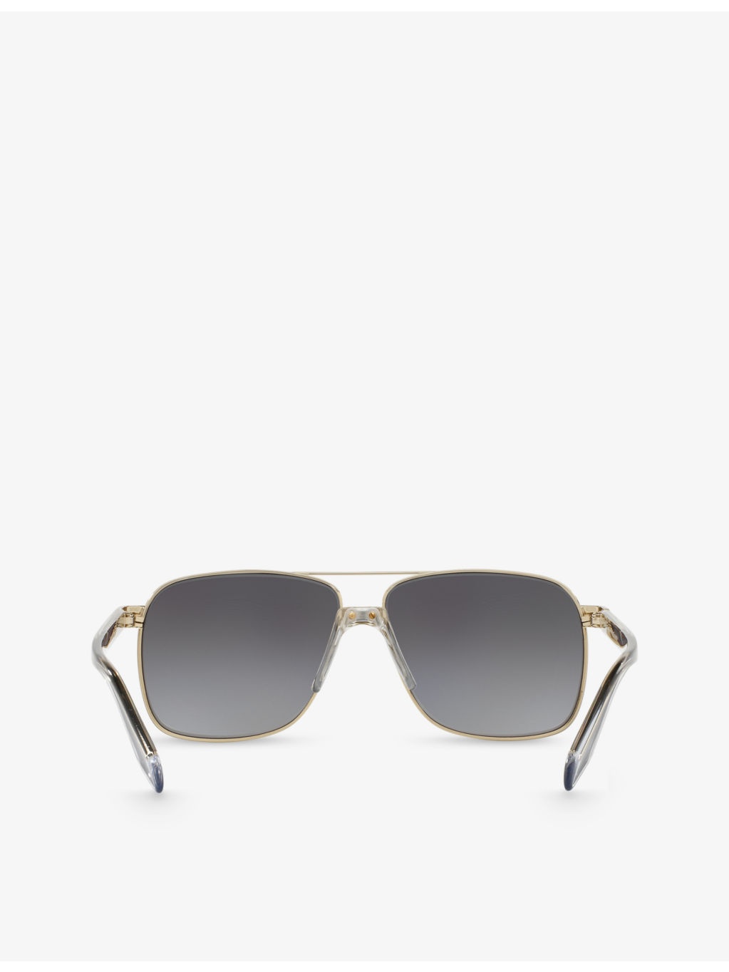 VE2174 Polarised Square-Frame Steel Sunglasses - 4