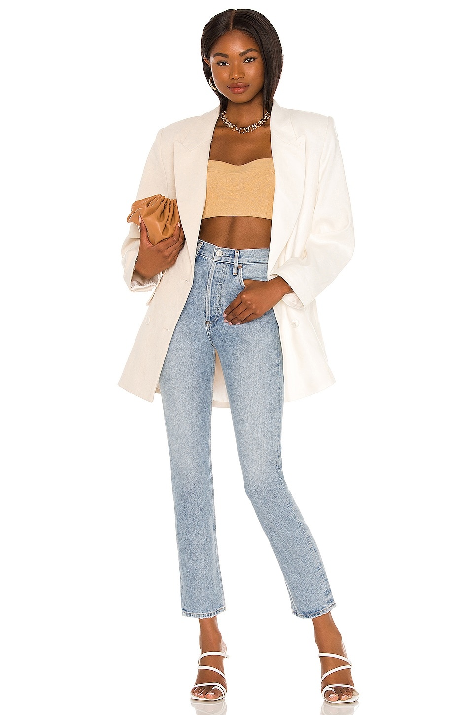 Riley High Rise Straight Crop - 4