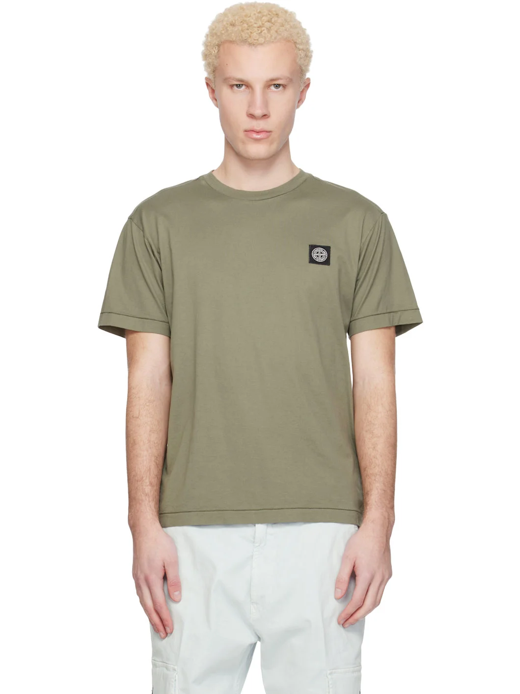 Khaki 2100027 60/2 Cotton Jersey T-shirt - 1