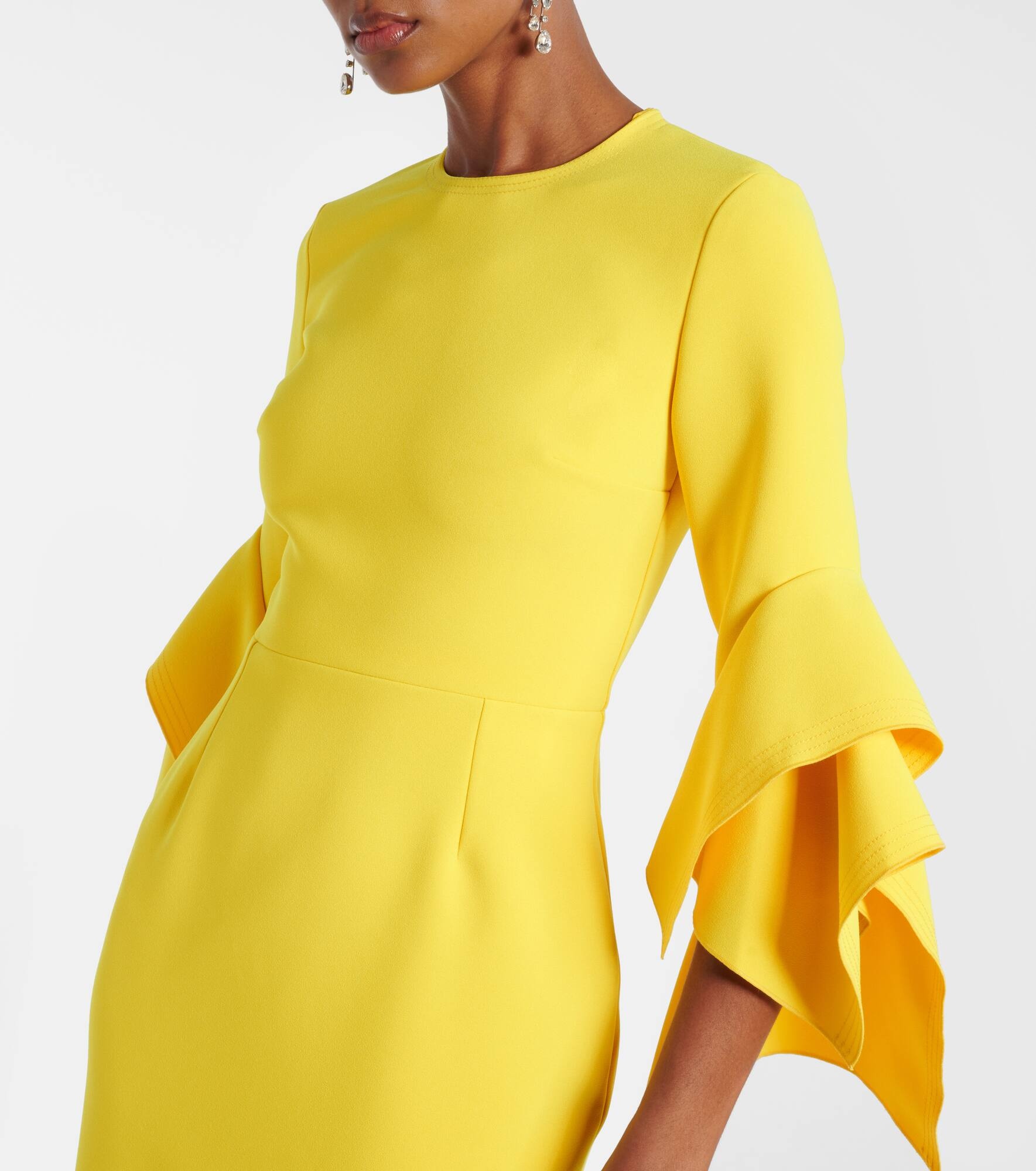 Crêpe midi dress - 4
