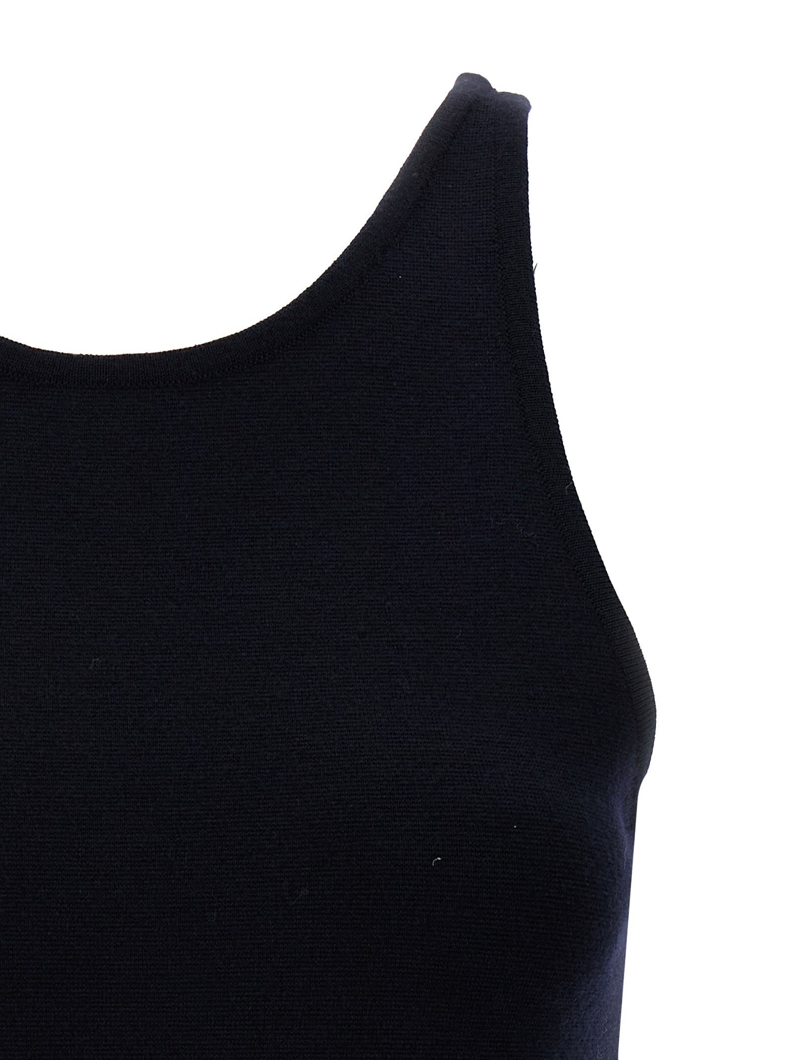 Knit Top Tops Blue - 3