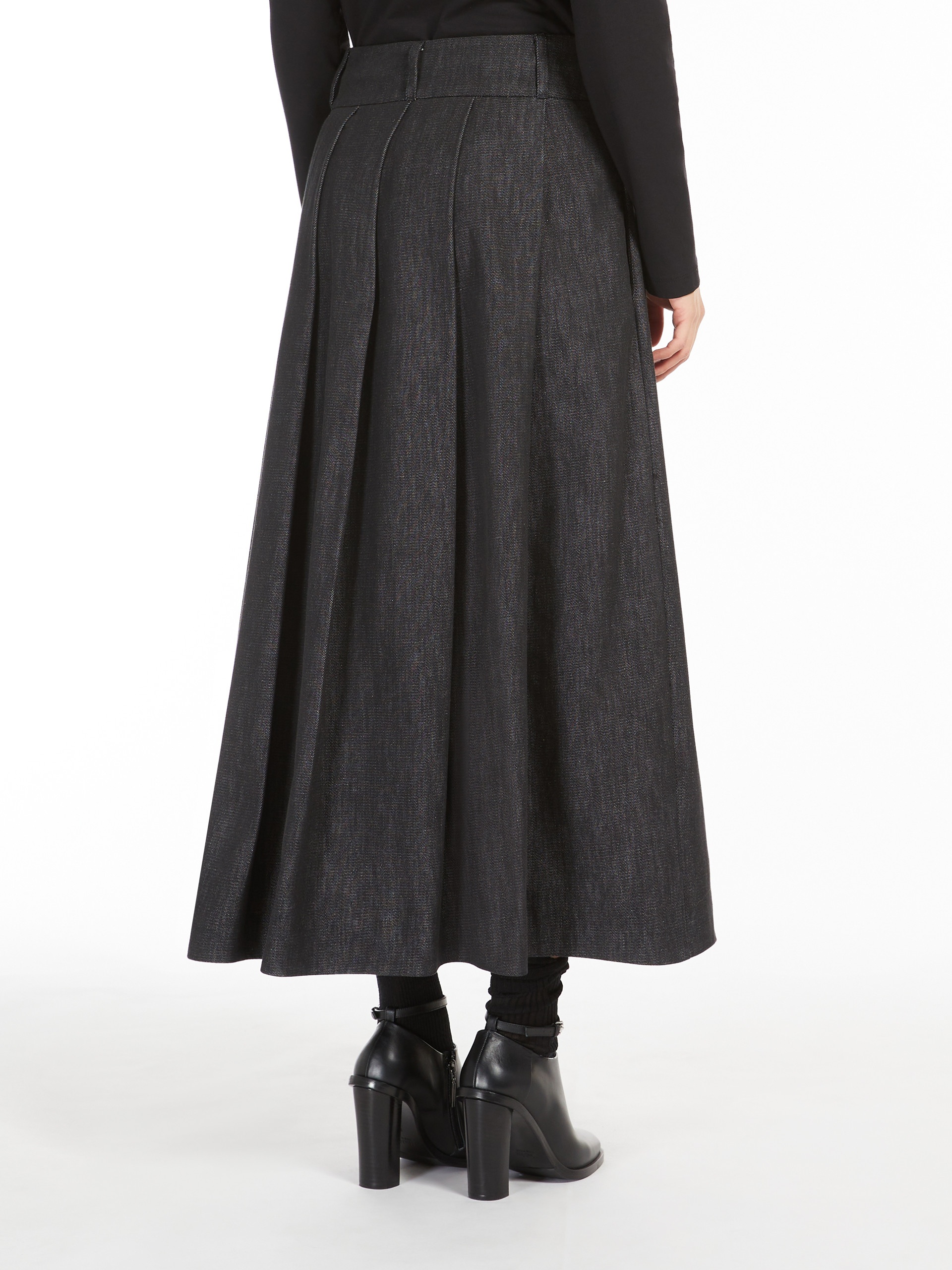 MORITZ Cotton pleated skirt - 4