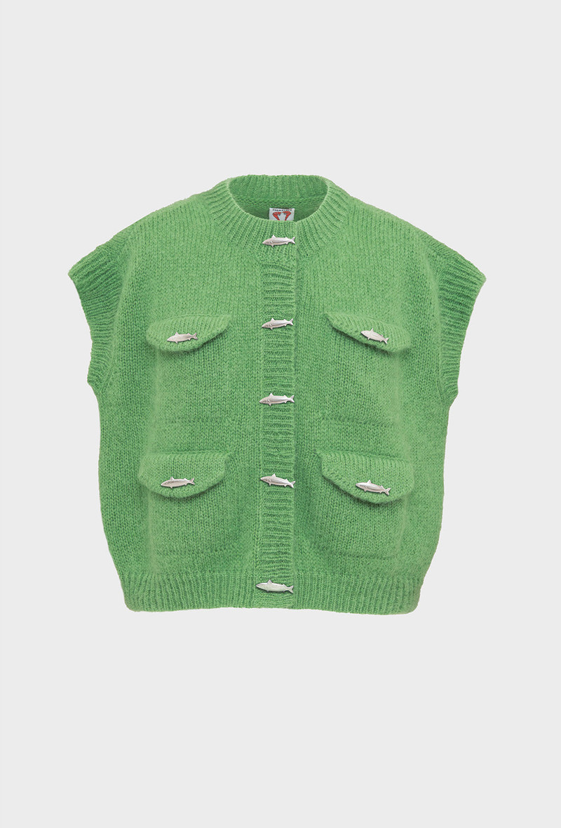 Lennox Vest - Leaf Green 4