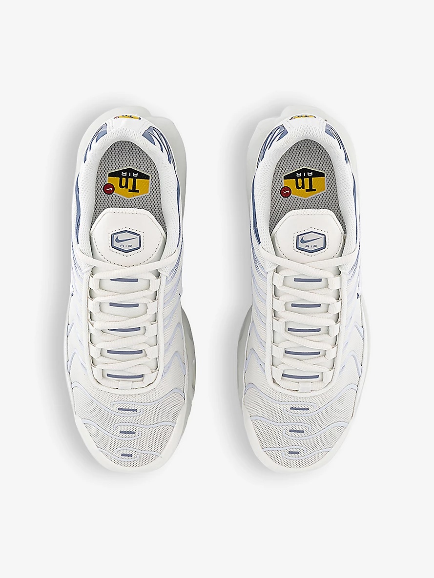 Air Max Plus brand-embellished woven low-top trainers - 2