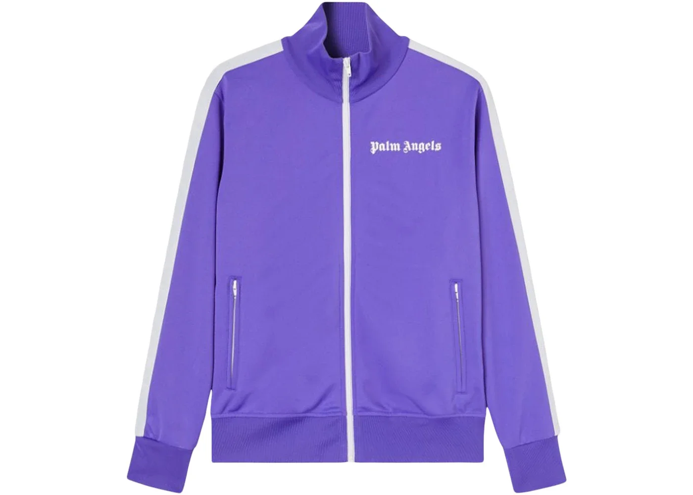 Palm Angels Purple Track Jacket Purple/White - 1