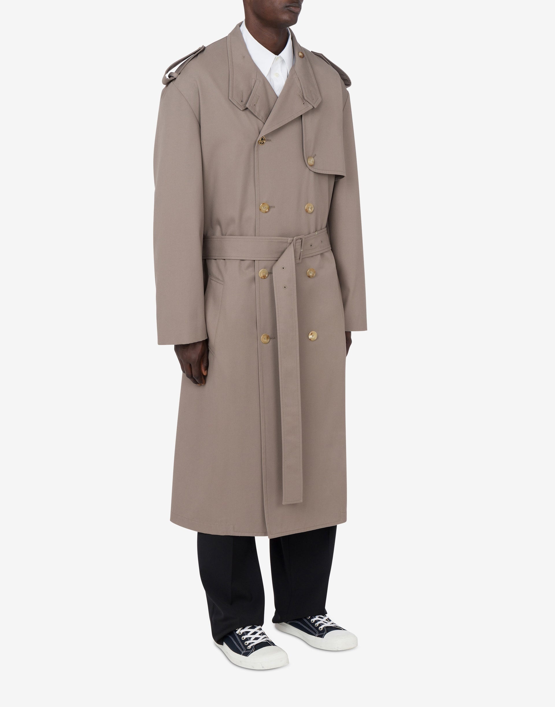 GABARDINE TRENCH COAT TAILORED TWIST - 1