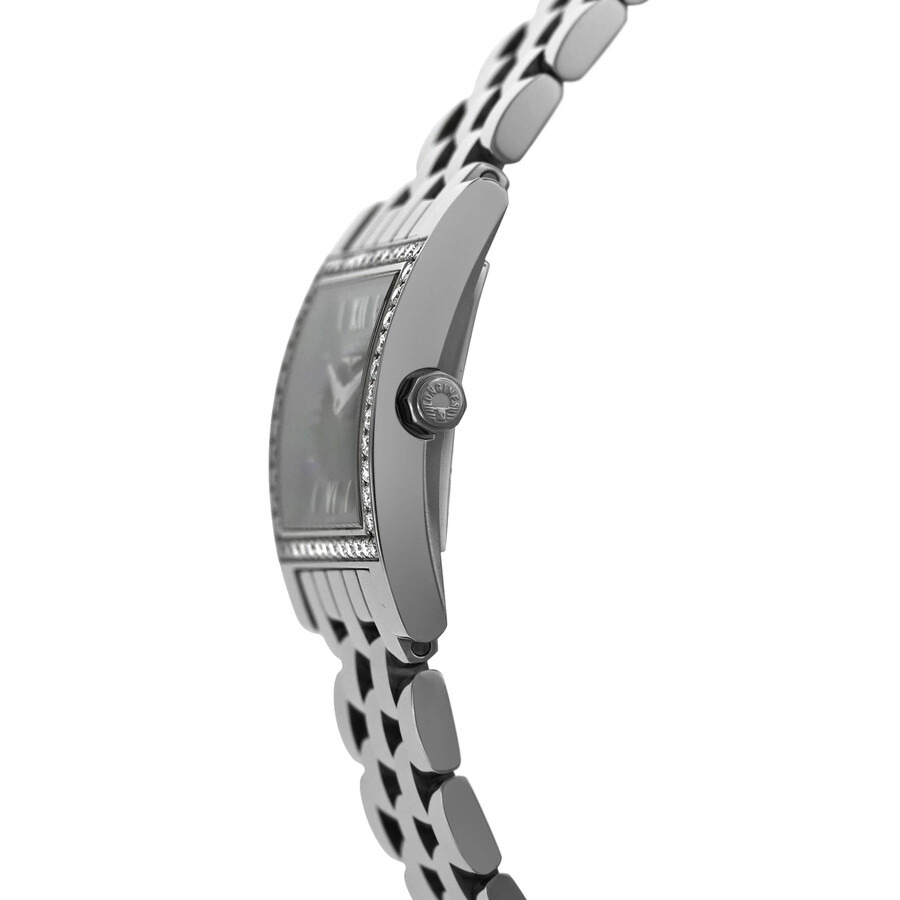Pre-owned Longines Dolcevita Quartz Diamond Black Dial Ladies Watch L5.166.0.75.6 - 2