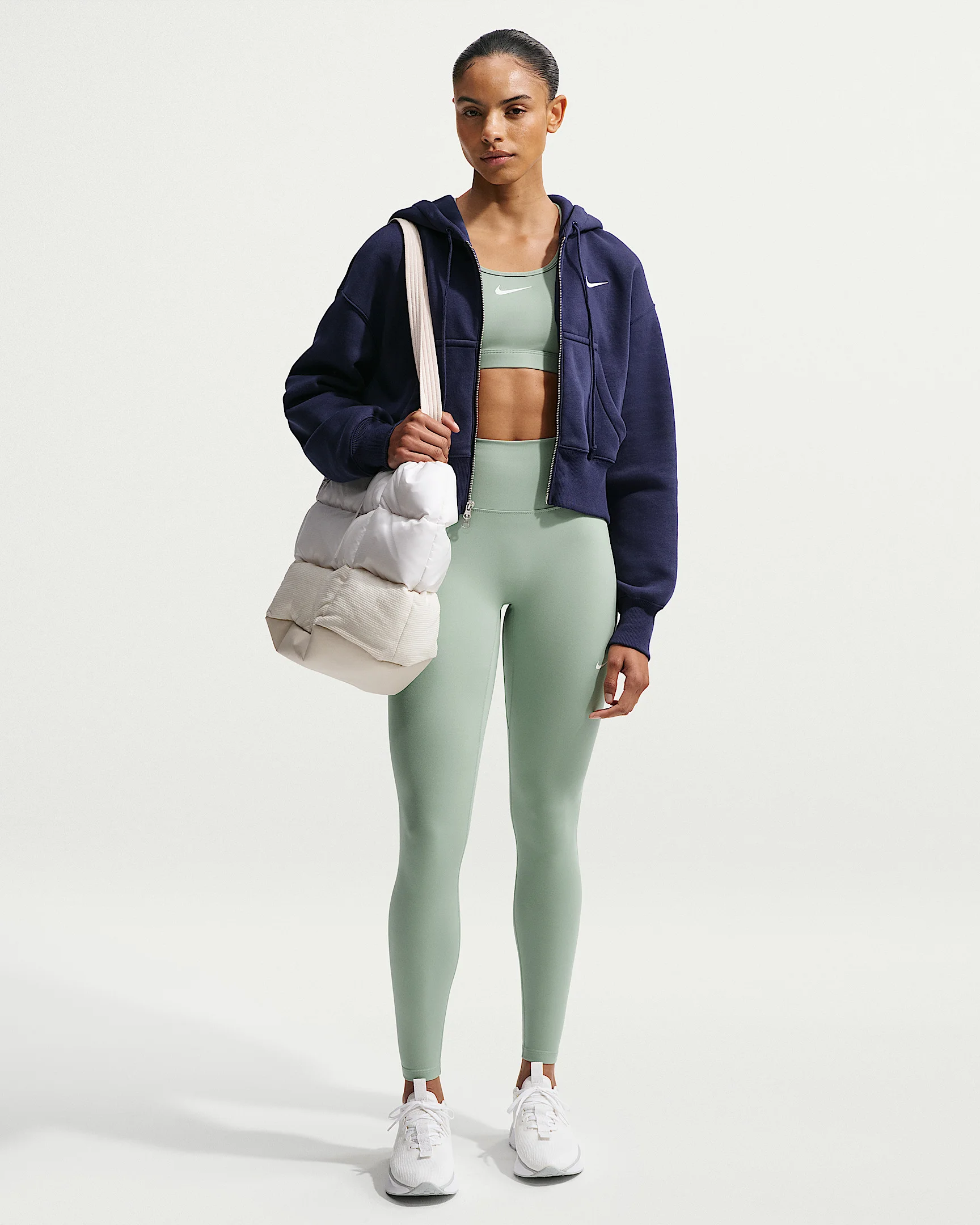 Nike One Seamless Front Women's High-Waisted Full-Length Leggings - 1