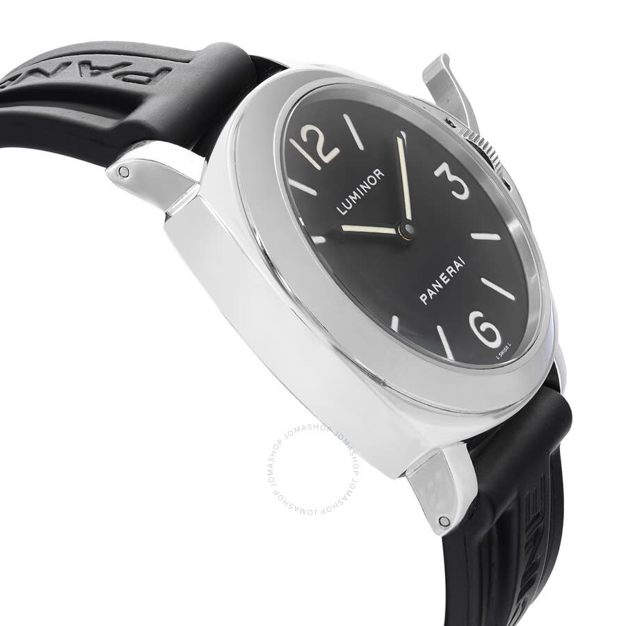 Pre-owned Panerai Panerai Luminor Hand Wind Black Dial Men's Watch PAM00002 - 4