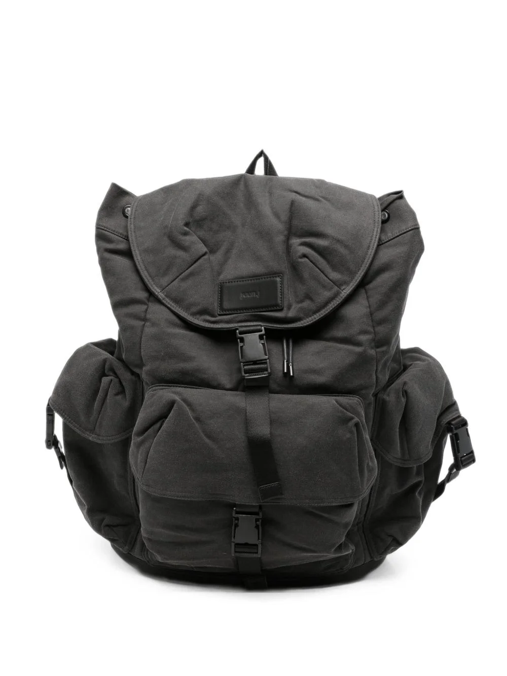 multi-pocket buckle-fastening backpack - 1