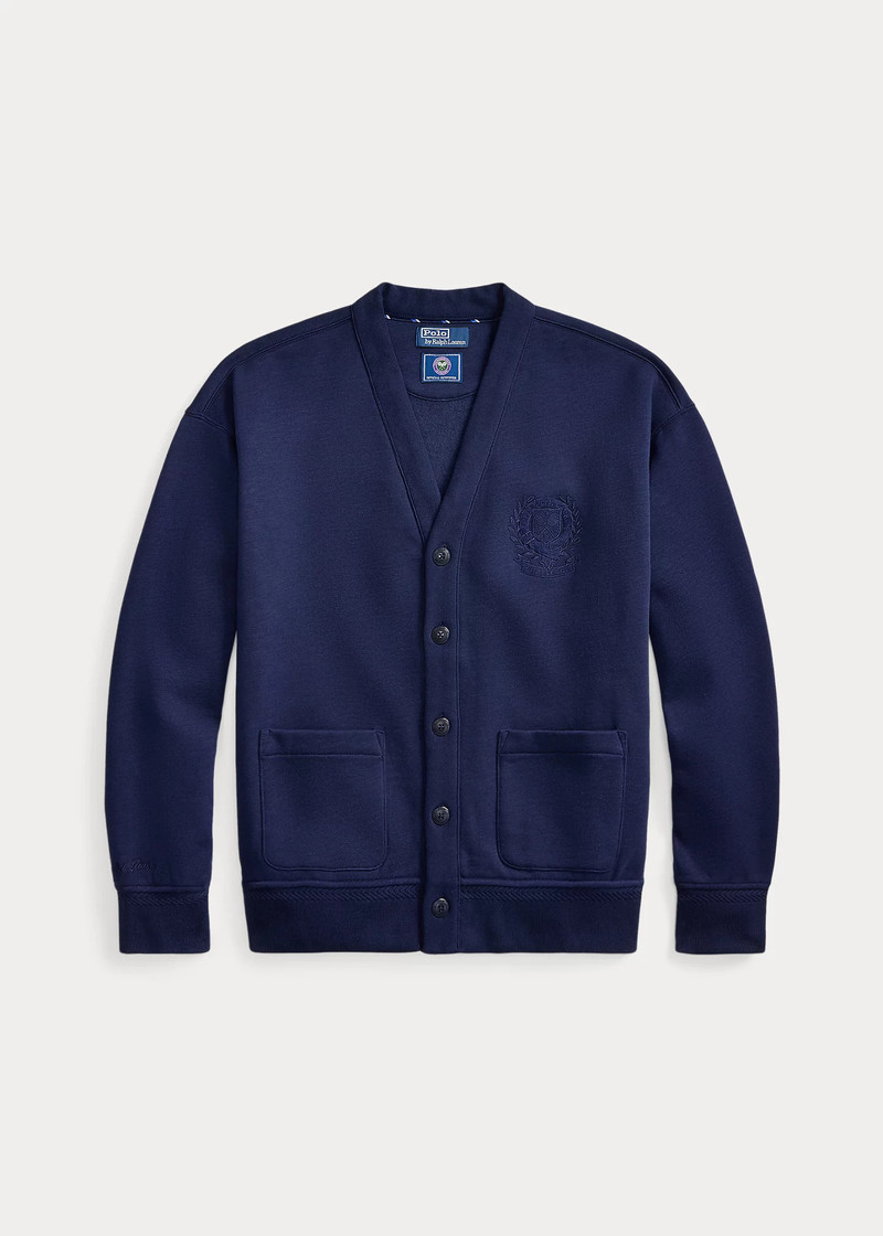 Wimbledon Relaxed Fit Crest Cardigan 1