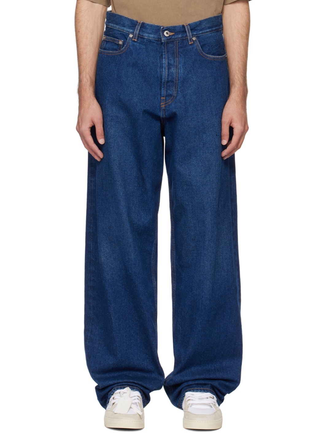 Blue Arr Tab Jeans - 1