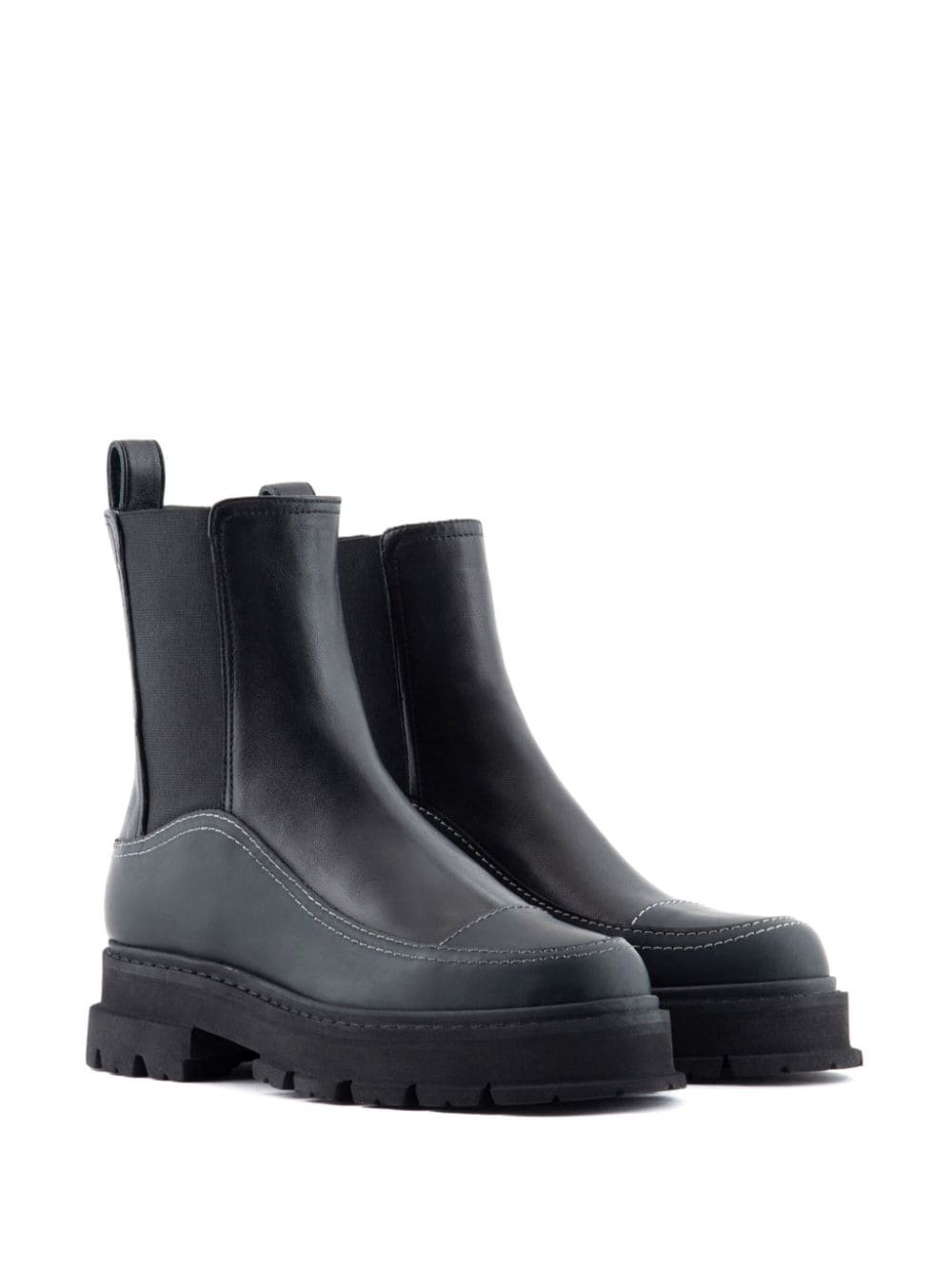 elasticated-panel ankle boots - 2