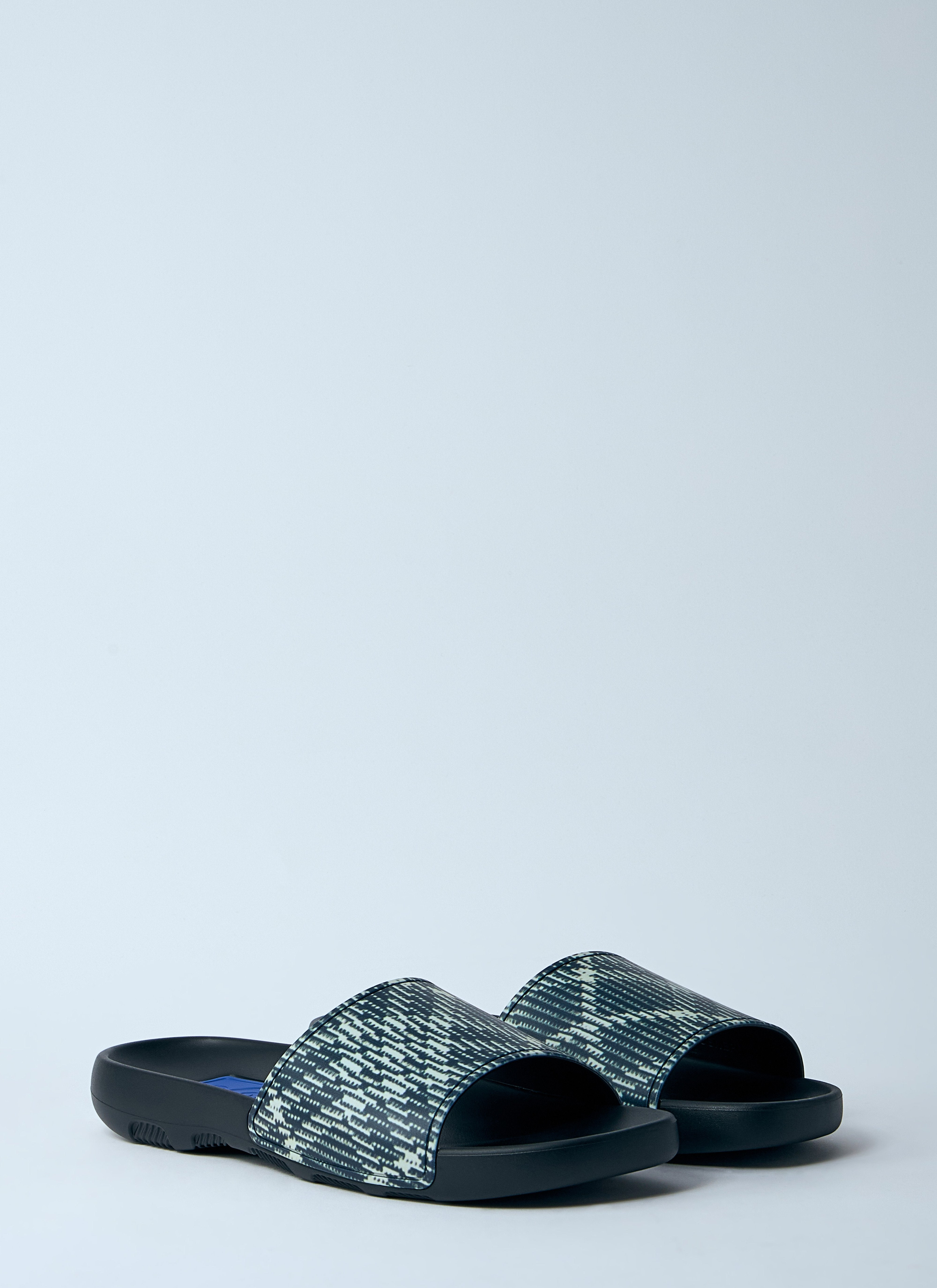 Burberry Men Check Dive Slides - 2