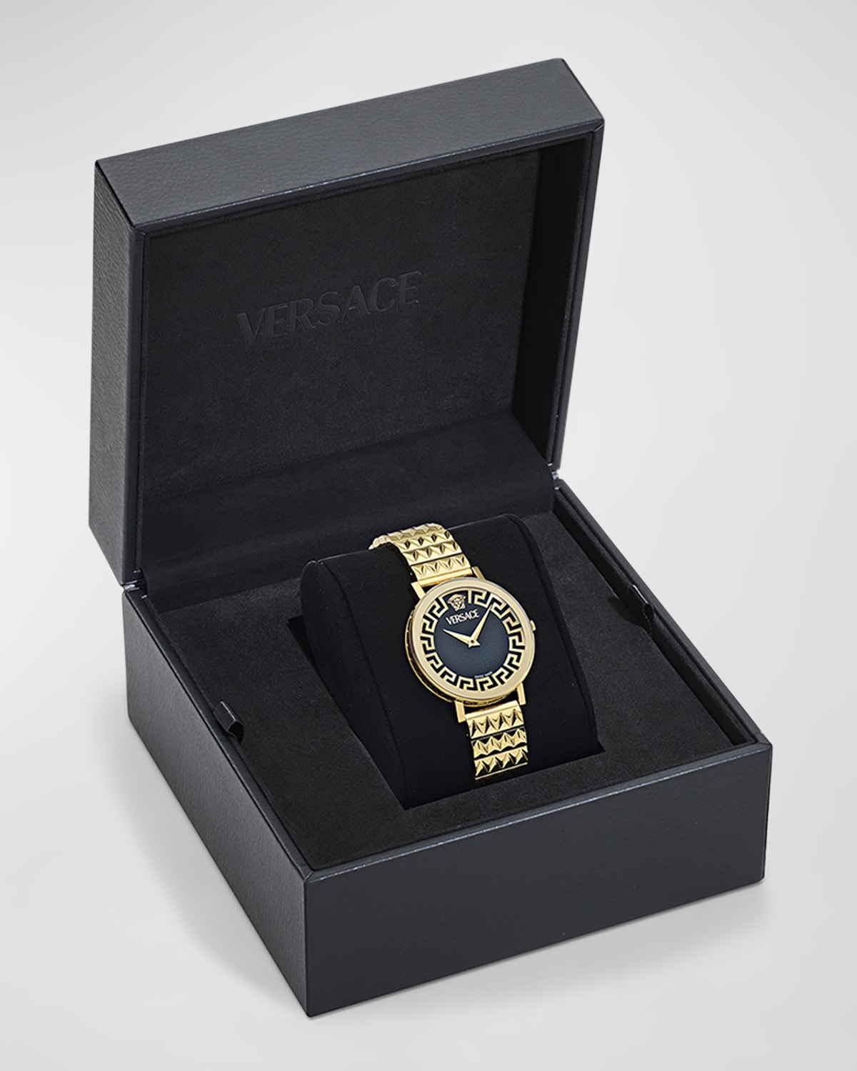 35mm Daedalus Watch with Bracelet Strap, Gold/Black - 5