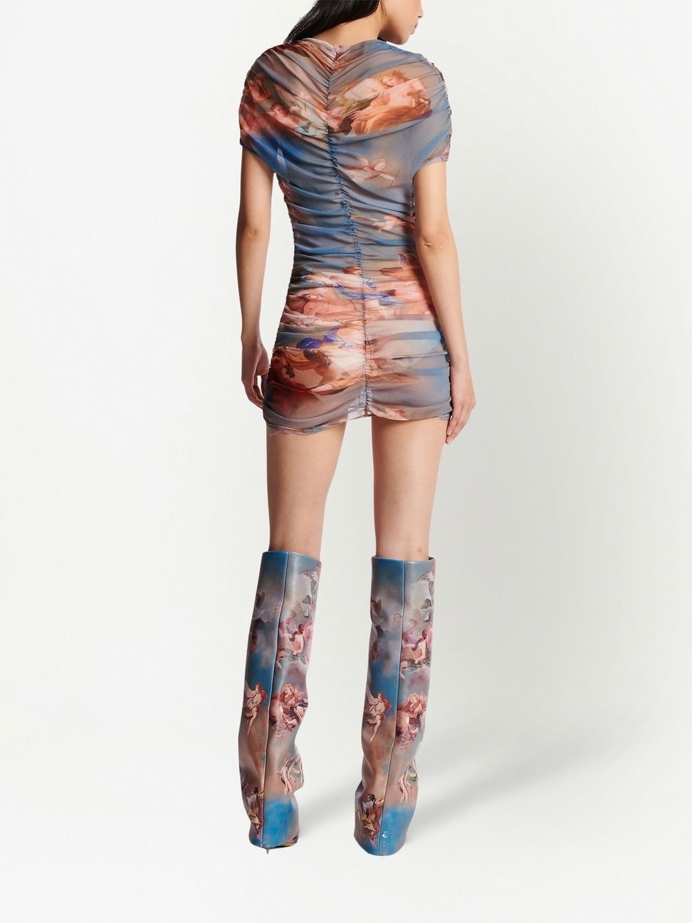 abstract tulle dress - 3